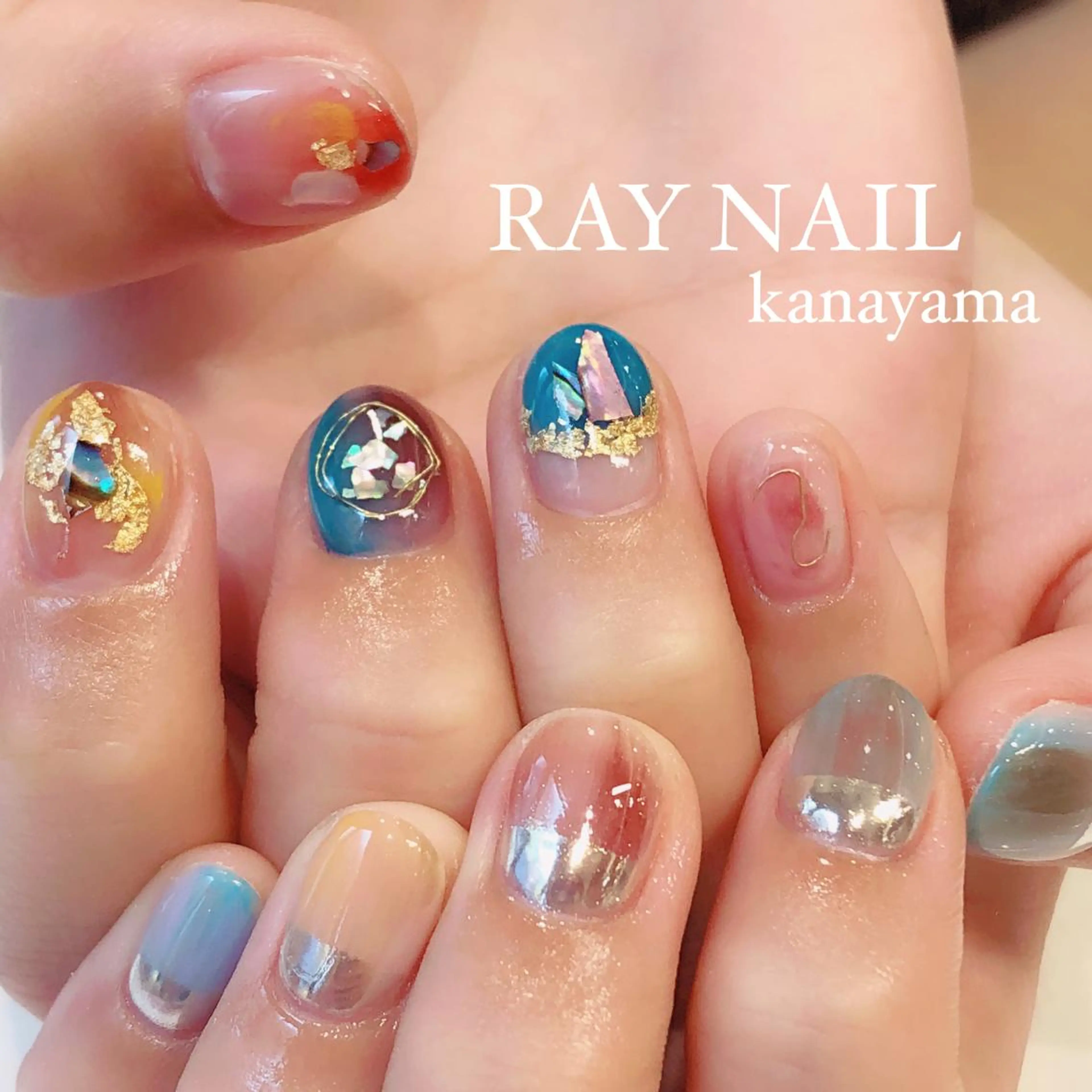 ネイル ニュアンスネイル Arowa 伊田のネイルデザイン