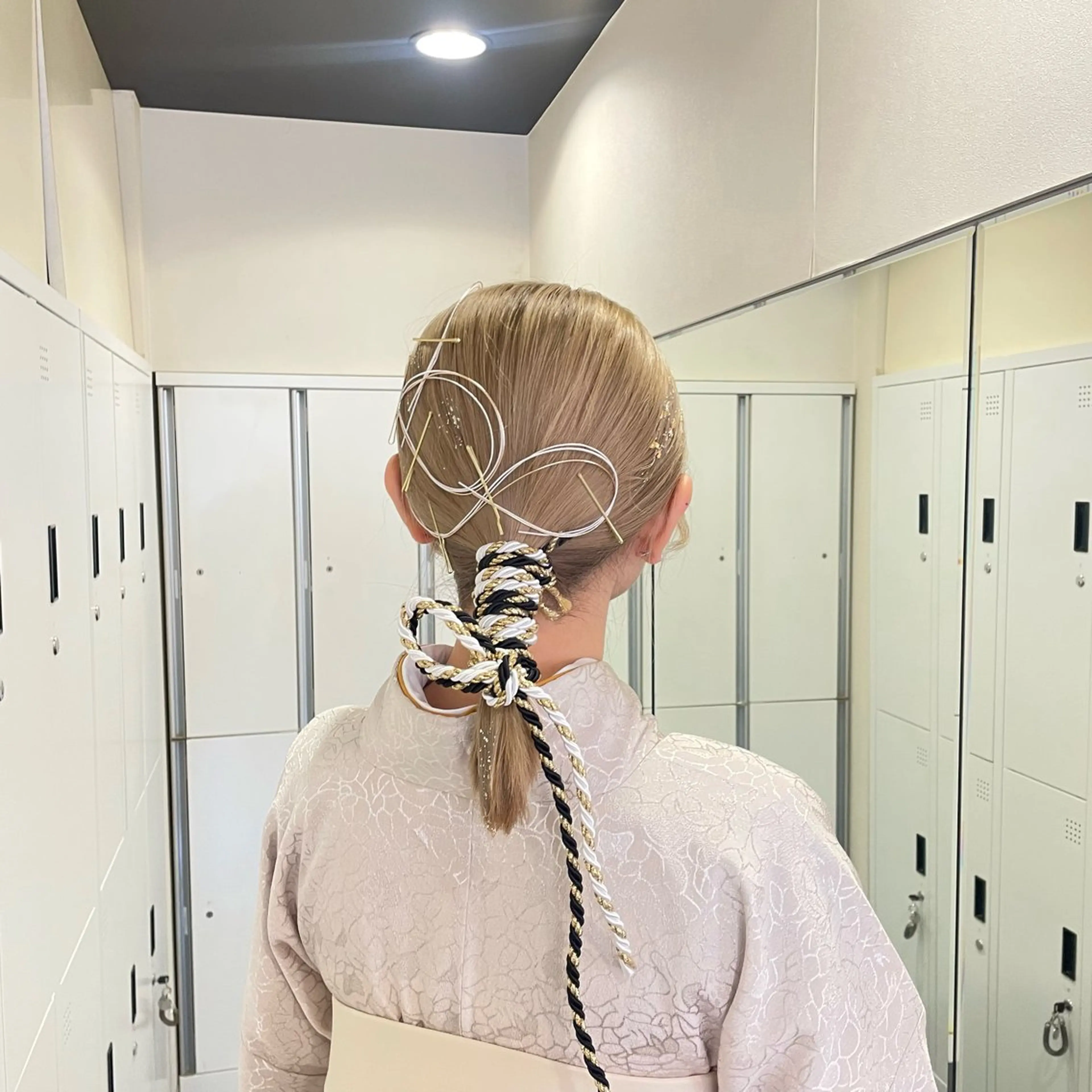 ミディアム ヘアアレンジ 髪質改善/暗髪カラー ヘアアレンジ/ｽﾐﾚのヘアスタイル