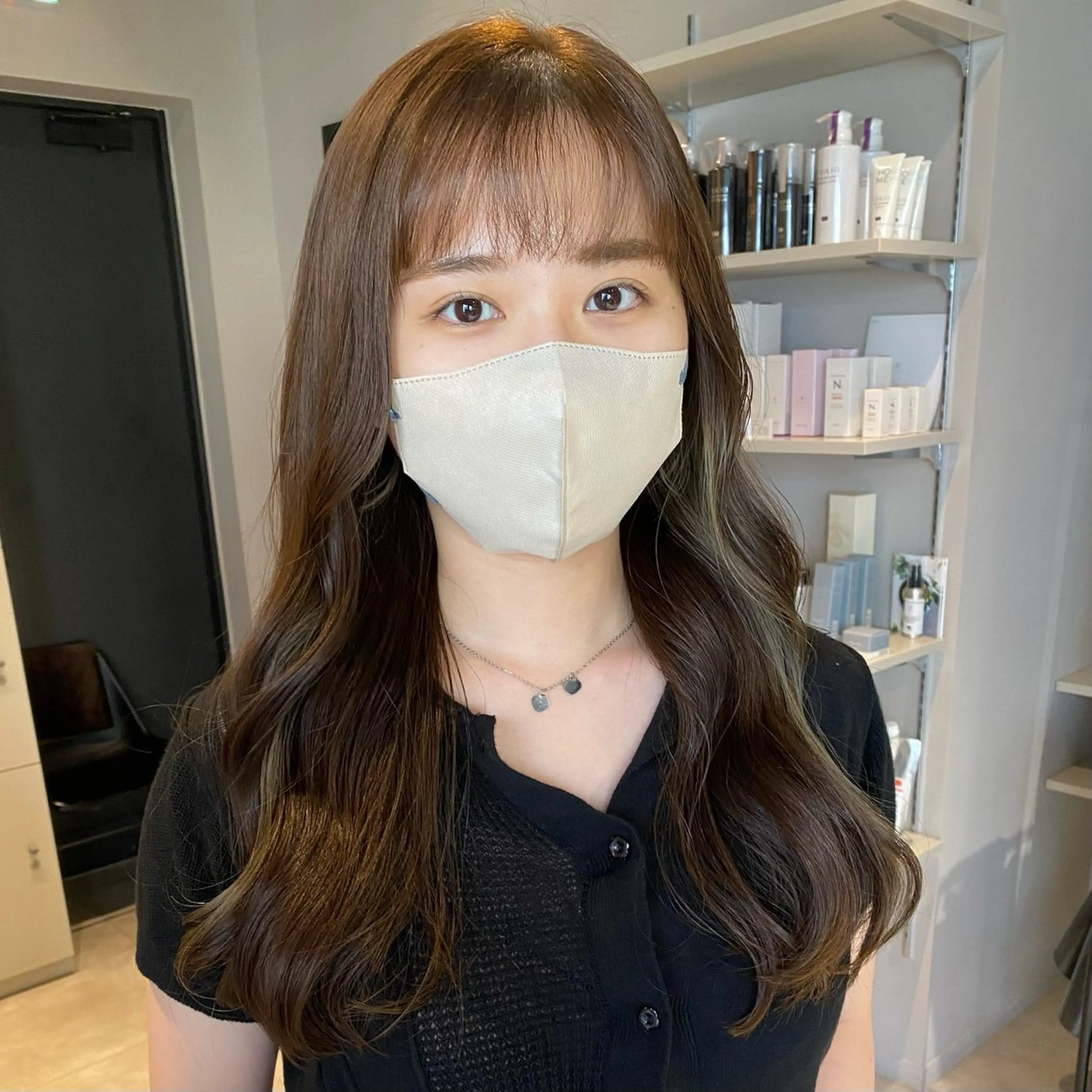 ロング ハイライト 髪質改善 レイヤーカット また会いたくなる 美容師【KENTA】のヘアスタイル