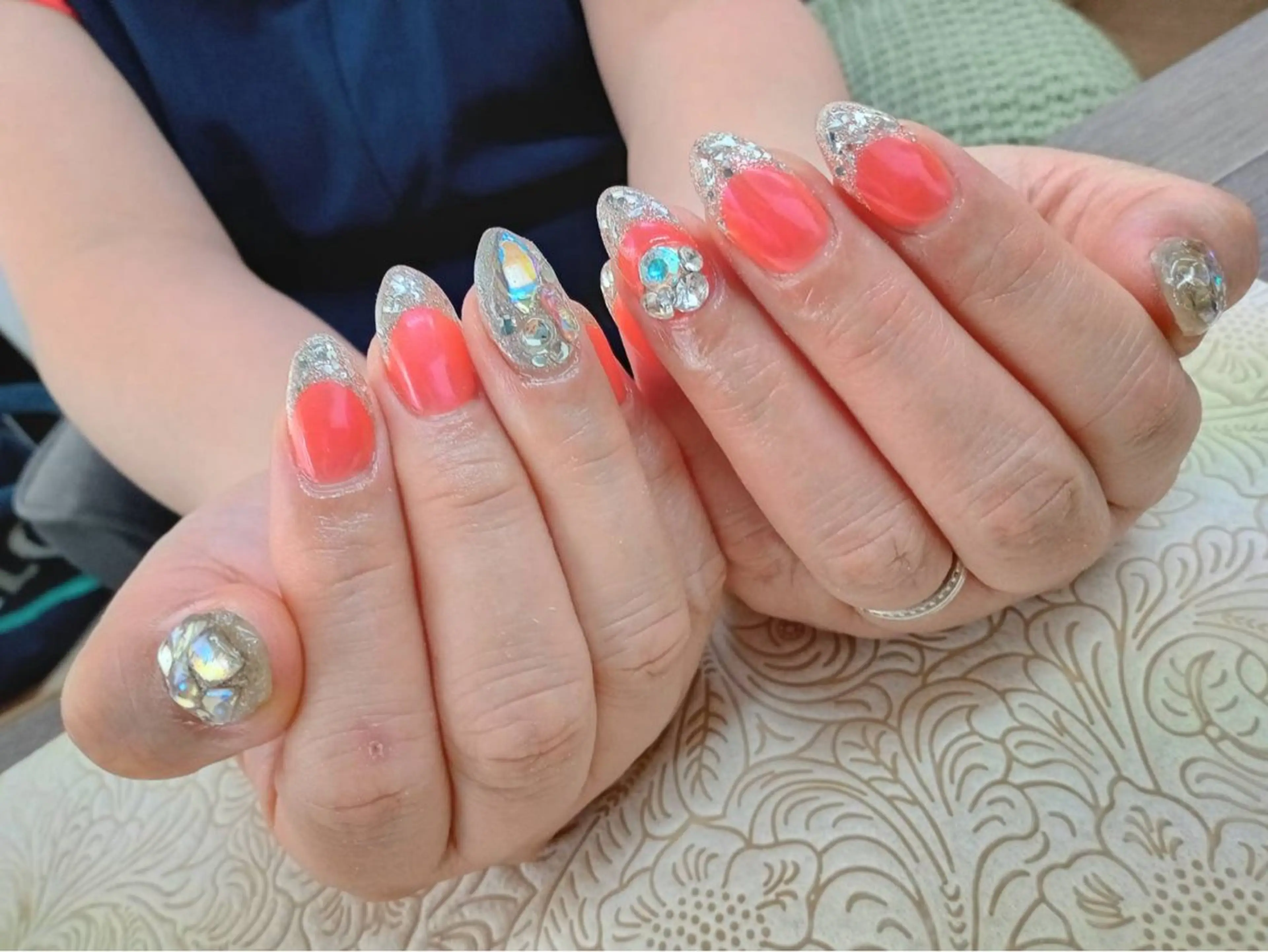 ネイル フラワーネイル precious nail room所属・precious nail  roomのネイルデザイン