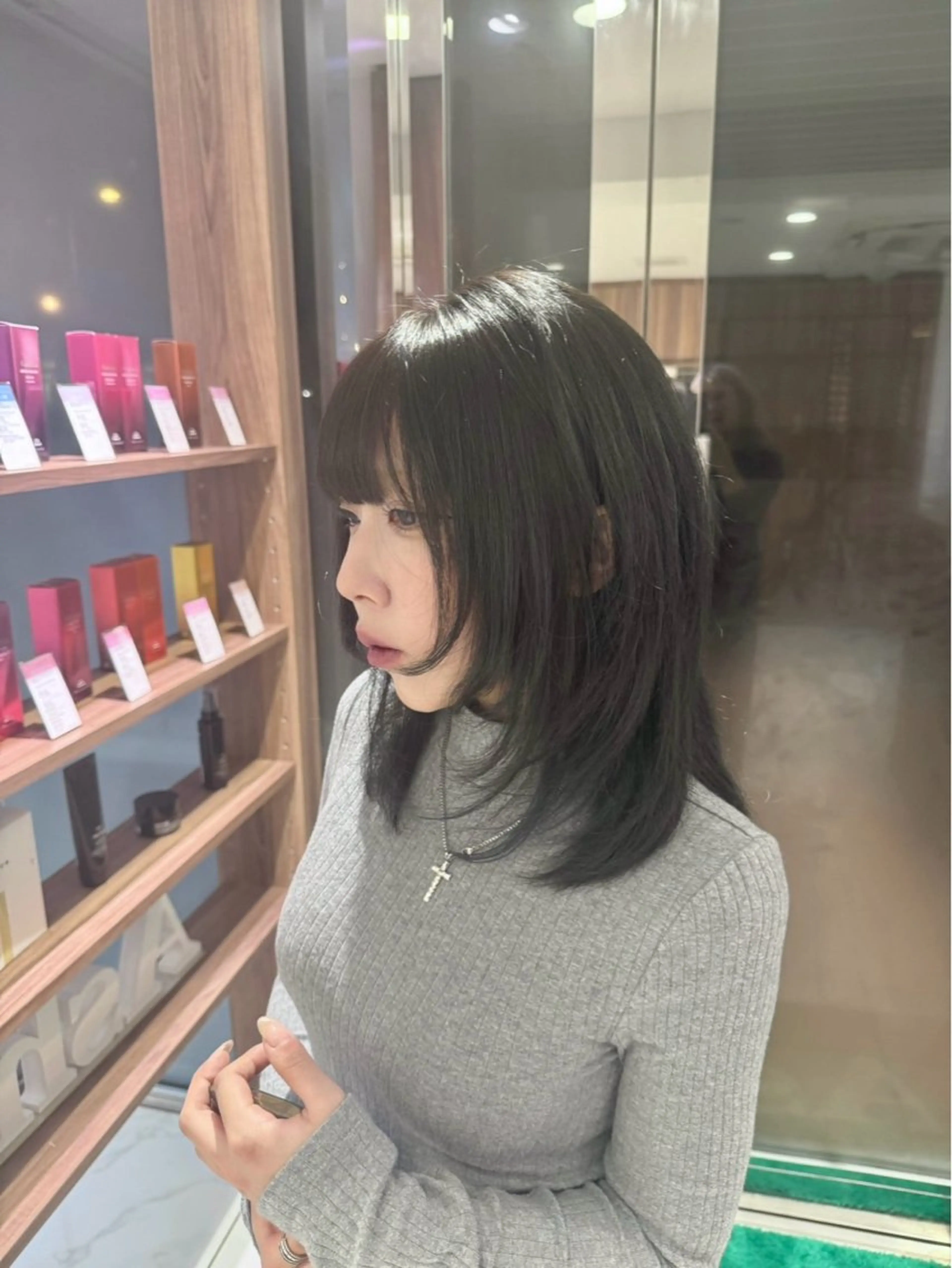 ミディアム カラー ヘアカラー トリートメント 桜新町/ Mea💫のヘアスタイル