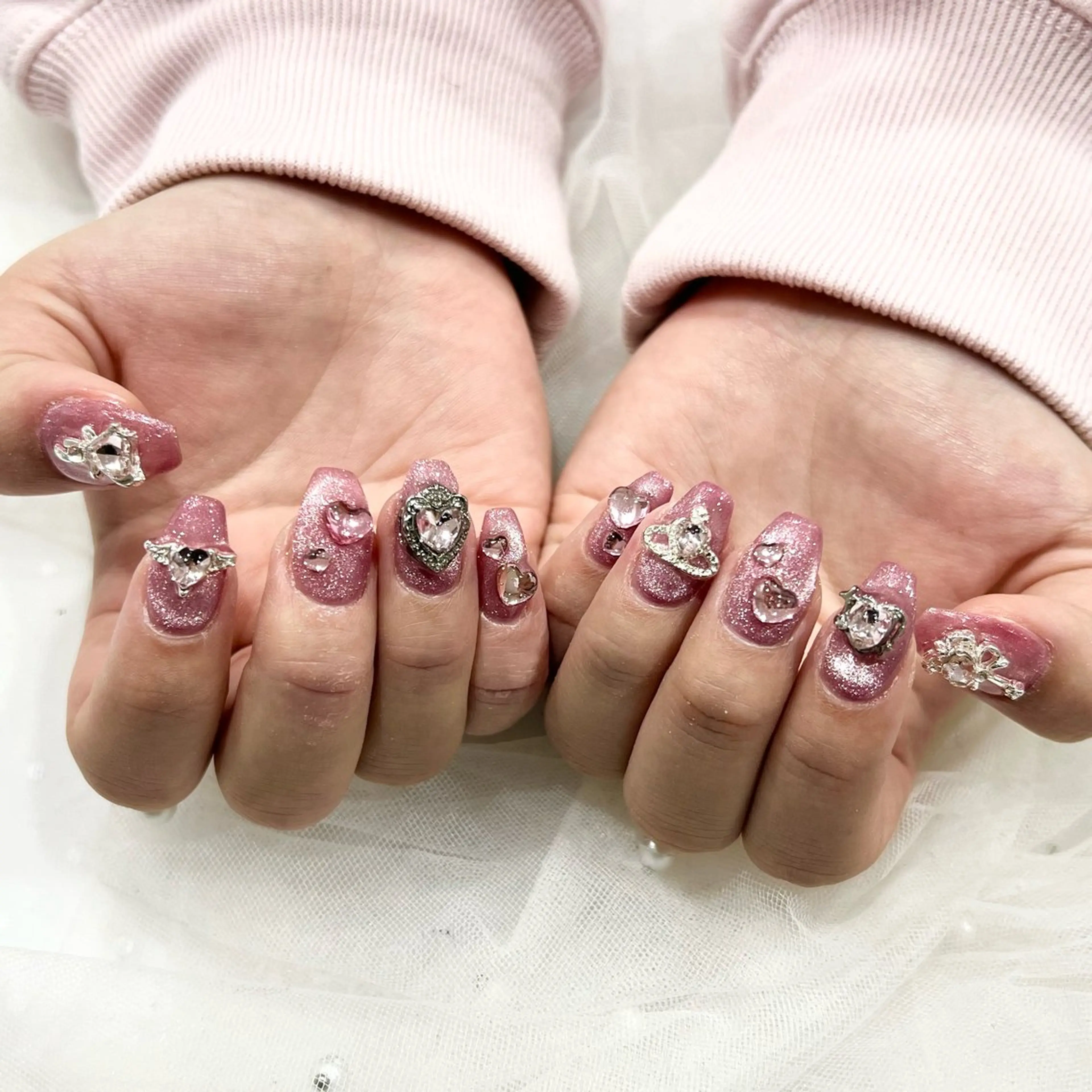 ネイル マグネットネイル 🧡Shine船橋 鳴海🧡のネイルデザイン