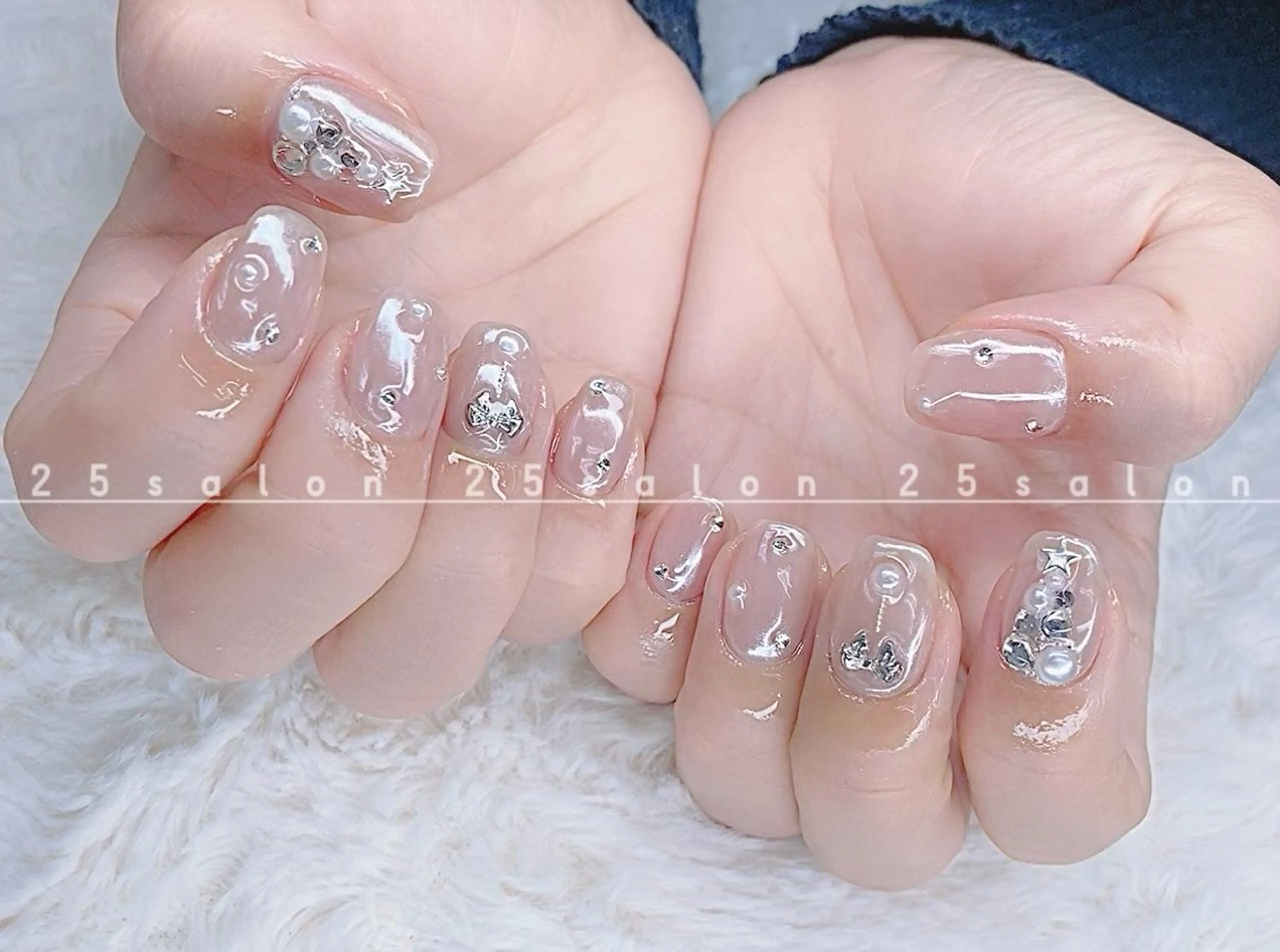 ネイル オーロラネイル チークネイル フットネイル フレンチネイル ジェルネイル 2 5のマツエク・マツパデザイン