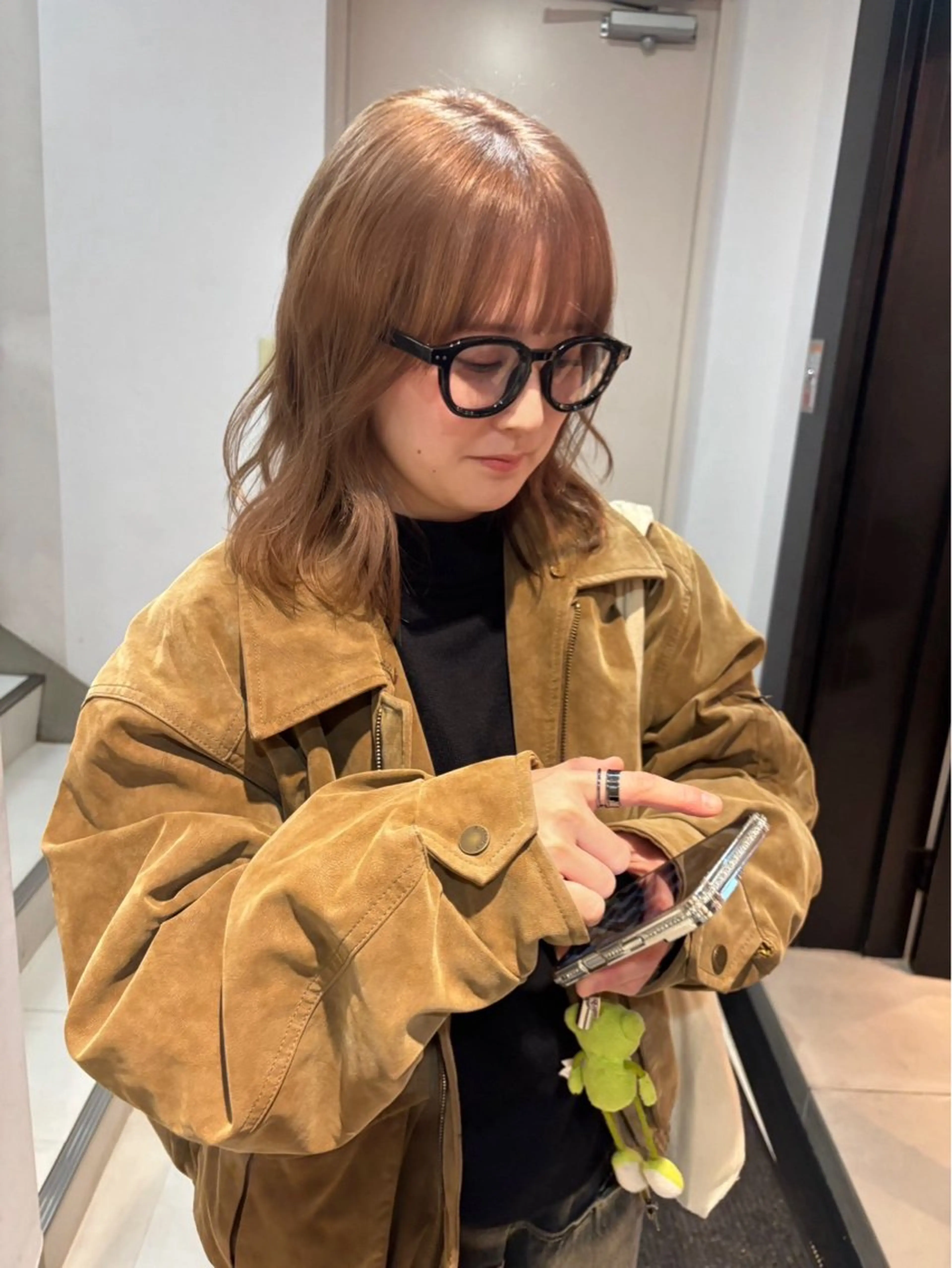 【当日限定‼️】ベージュカラー👒➕トリートメント🧴➕マイクロバブル🫧➕ヘッドスパ🪼の写真