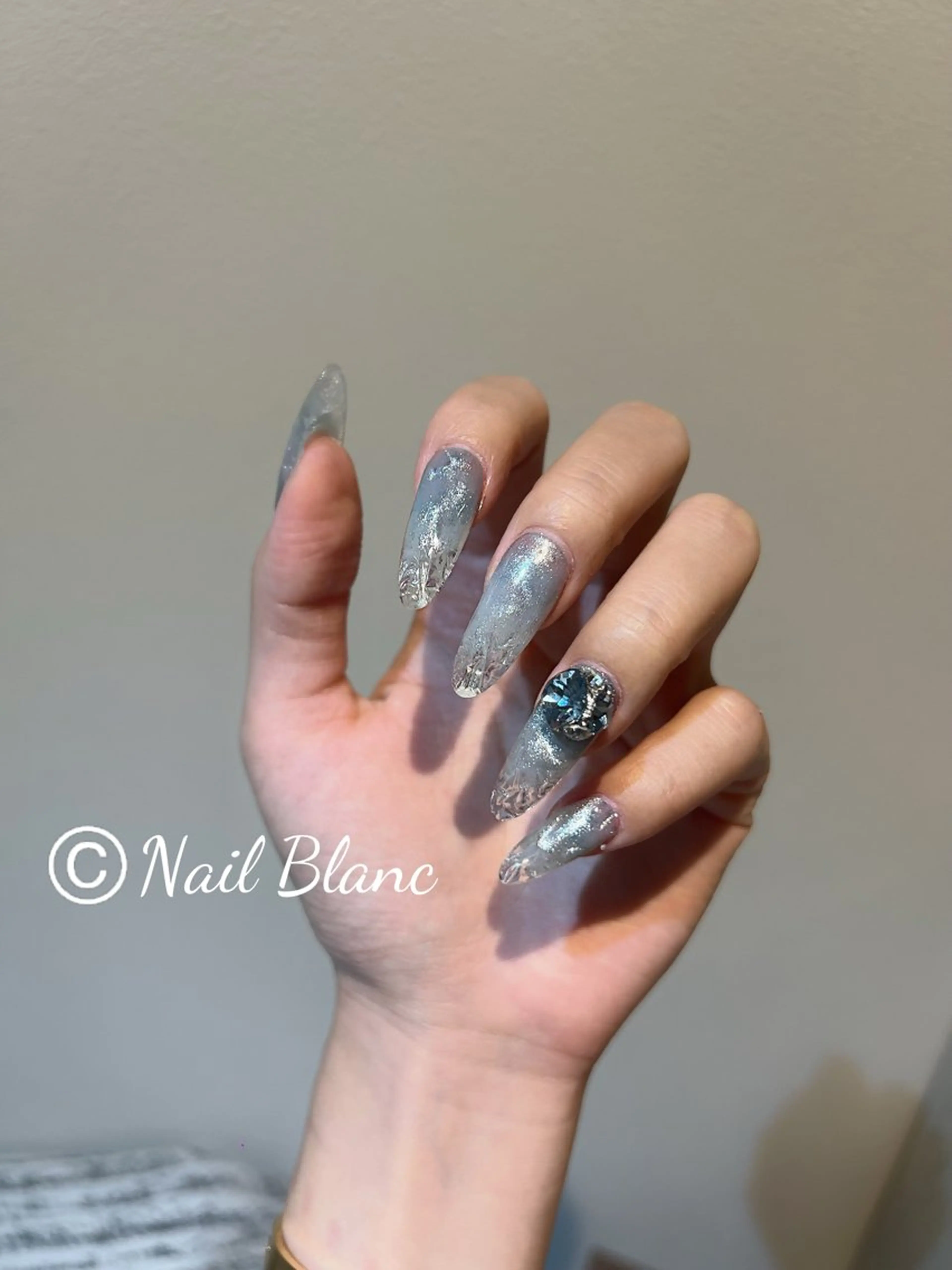 ネイル 長さ出し Kurehashi Yui🧸のネイルデザイン