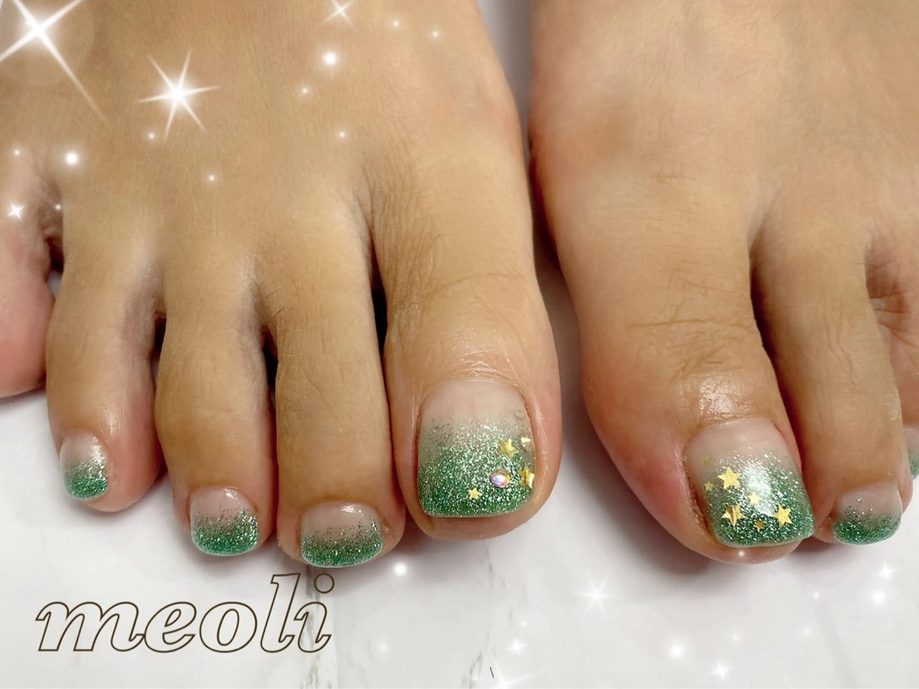 ネイル フットネイル nail salon meoli メグのネイルデザイン
