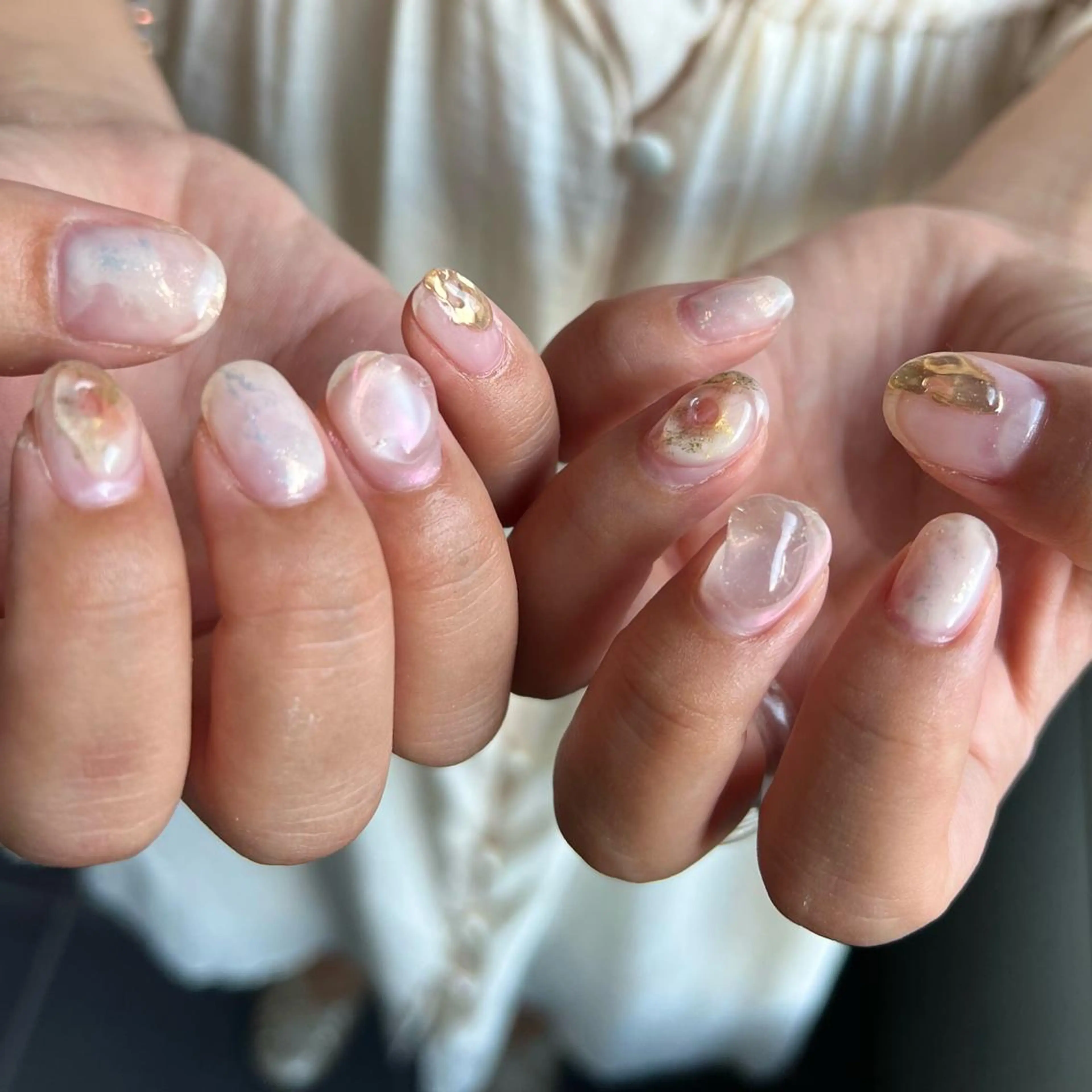 ネイル ハンドネイル nuás nailのネイルデザイン