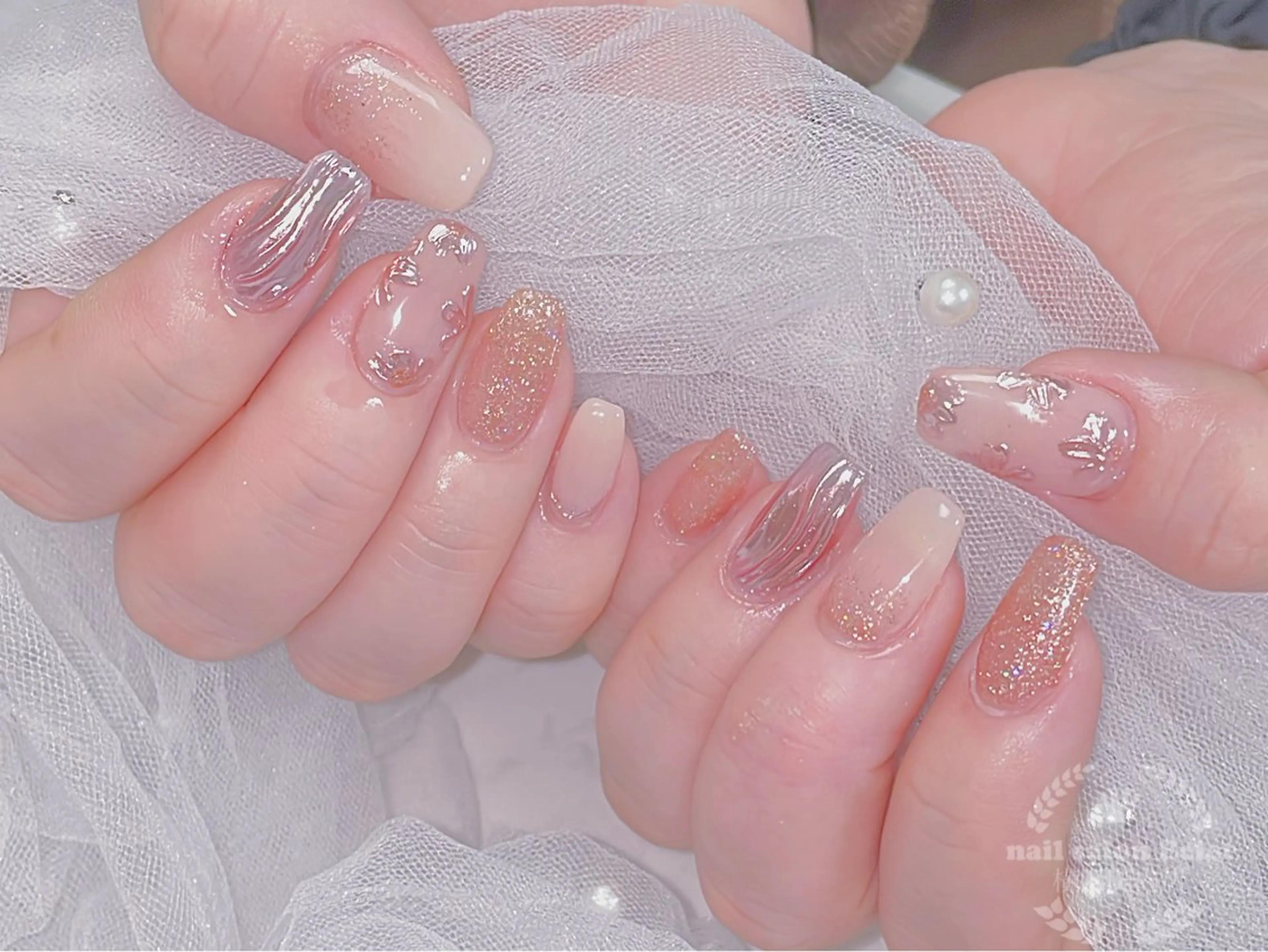 ネイル ハンドネイル ハンドケア ネイルサロンエクラ 🫧Shizukaのネイルデザイン