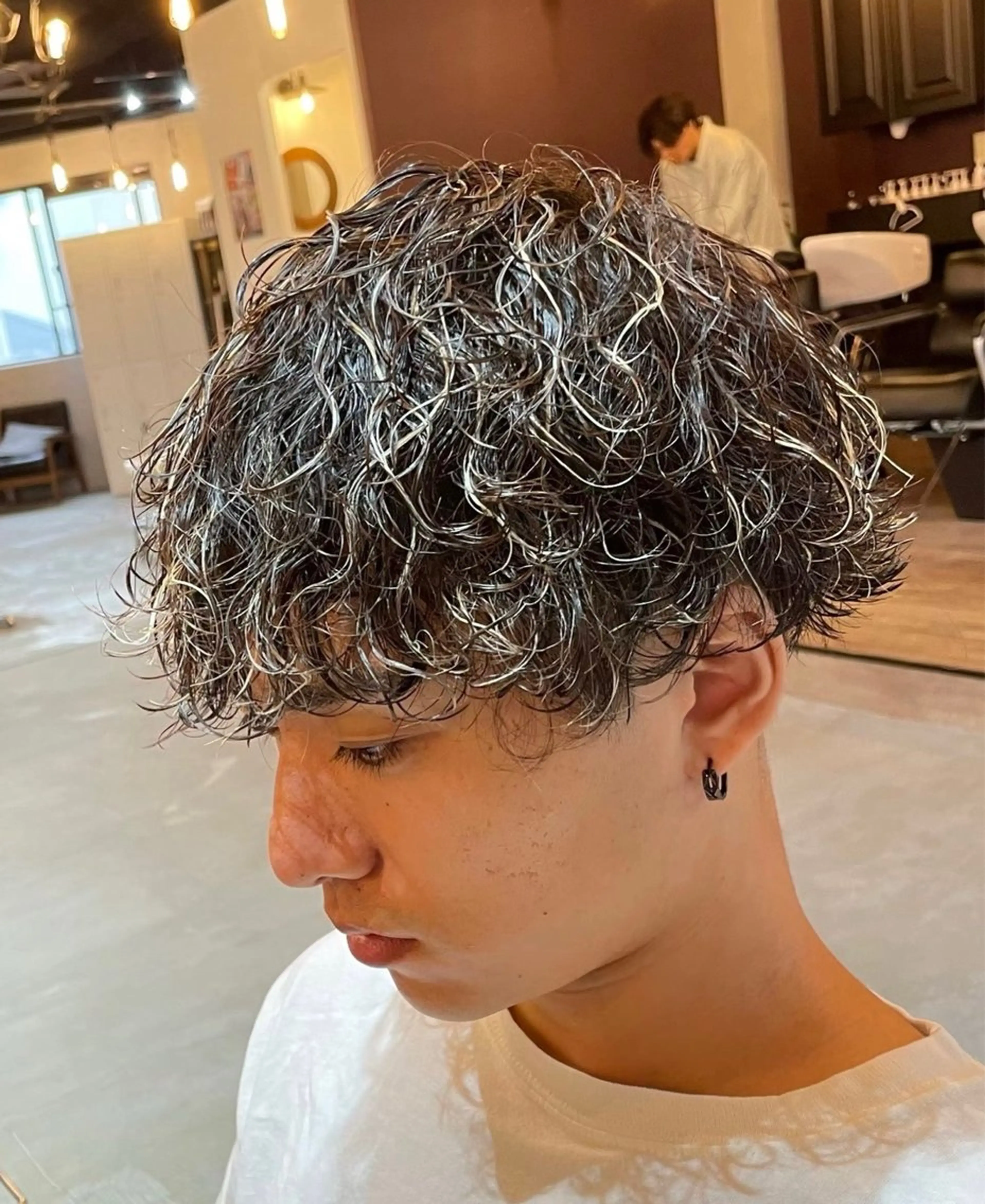 ショート パーマ メンズ カット パーマ メンズ特化/ショート /ツイスパ/結希のヘアスタイル