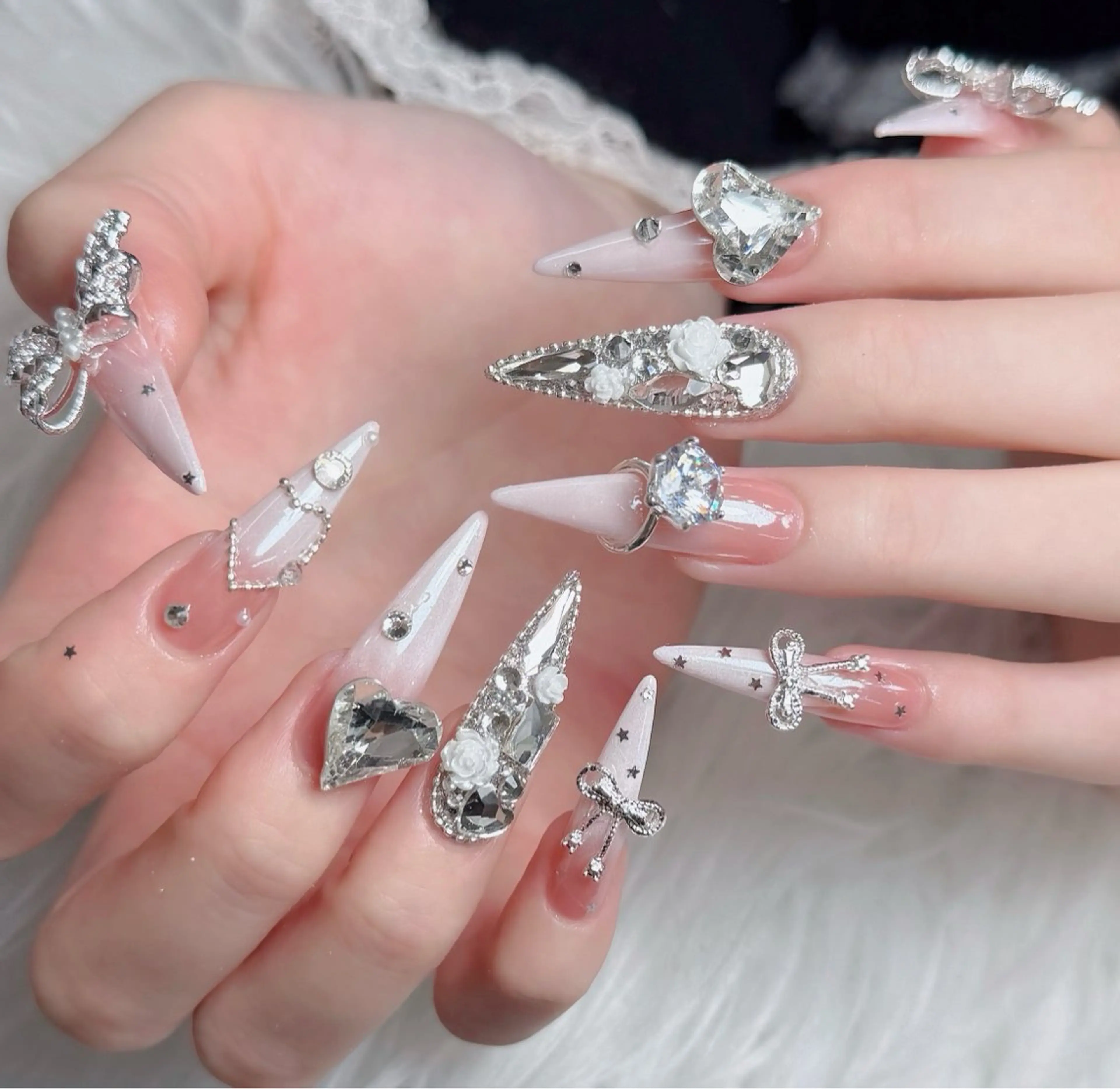 ネイル アートネイル 韓国ネイル 持ち込み ワンホンネイル ハンドネイル Lenie Nail Salonのネイルデザイン