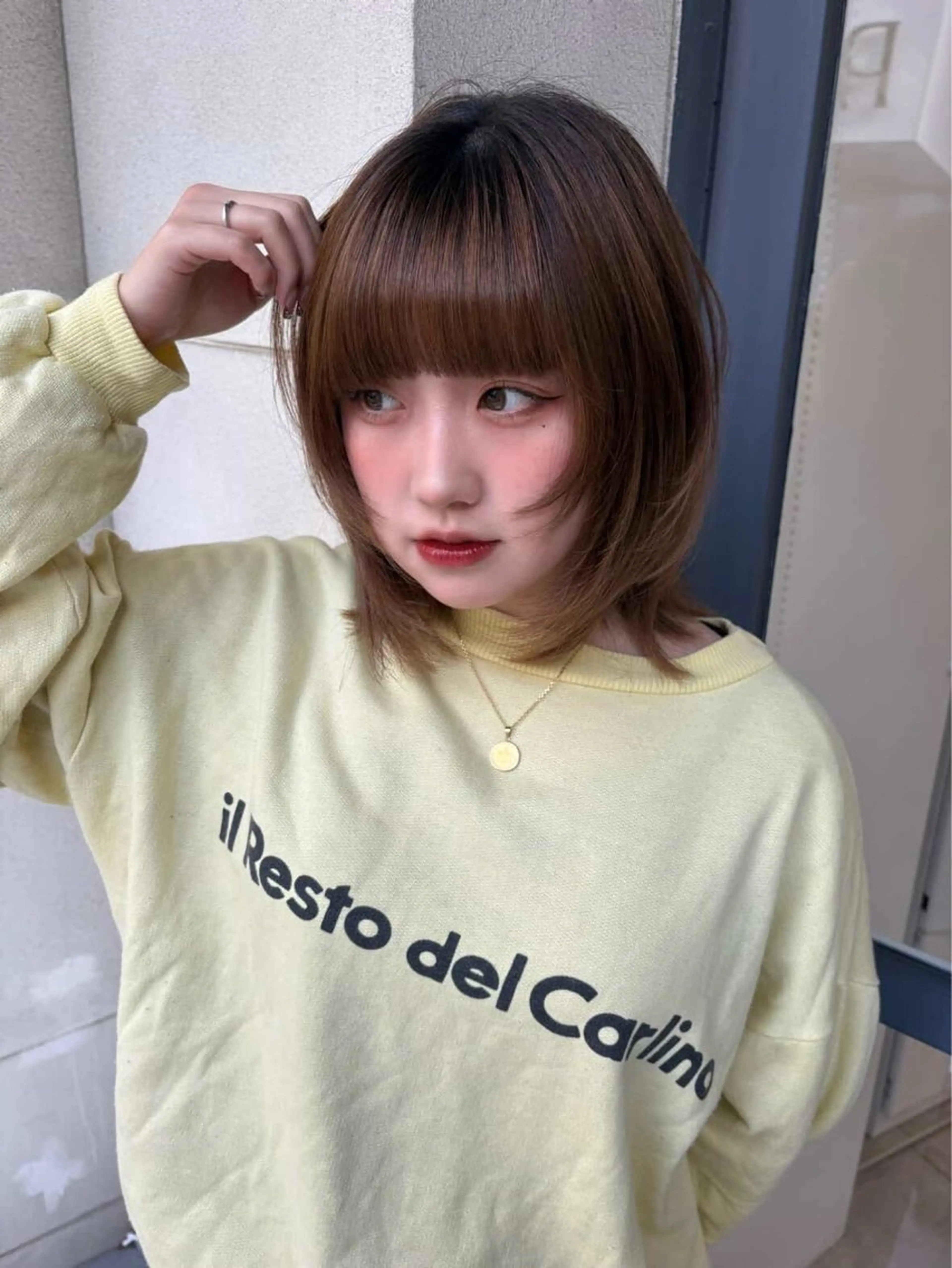 ショート レイヤーカット 💭透明感/艶髪🫧 haluki🫧‪のヘアスタイル