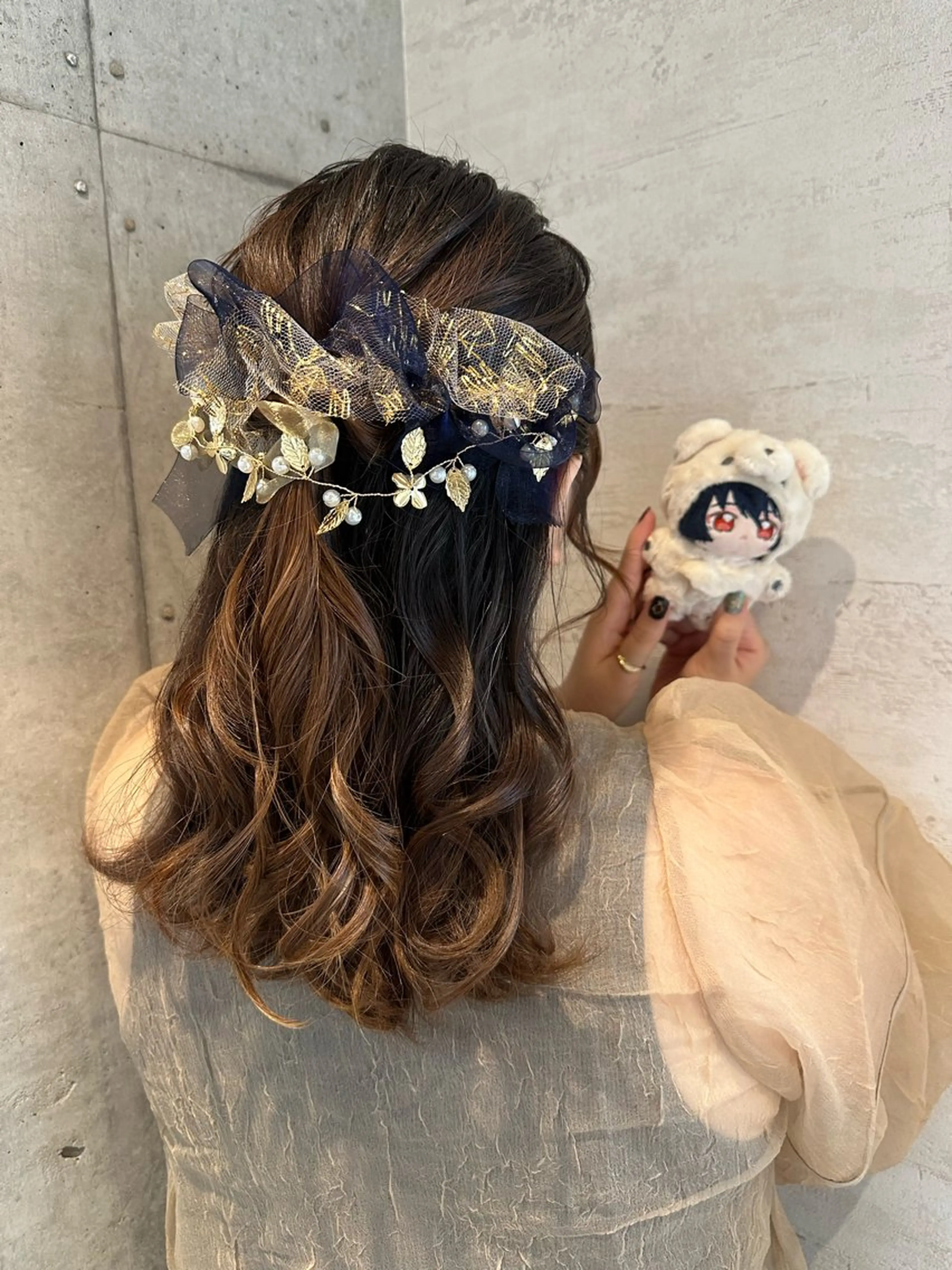 ロング ヘアアレンジ ヘアセット 女性に人気♪ はやしほのかのヘアスタイル