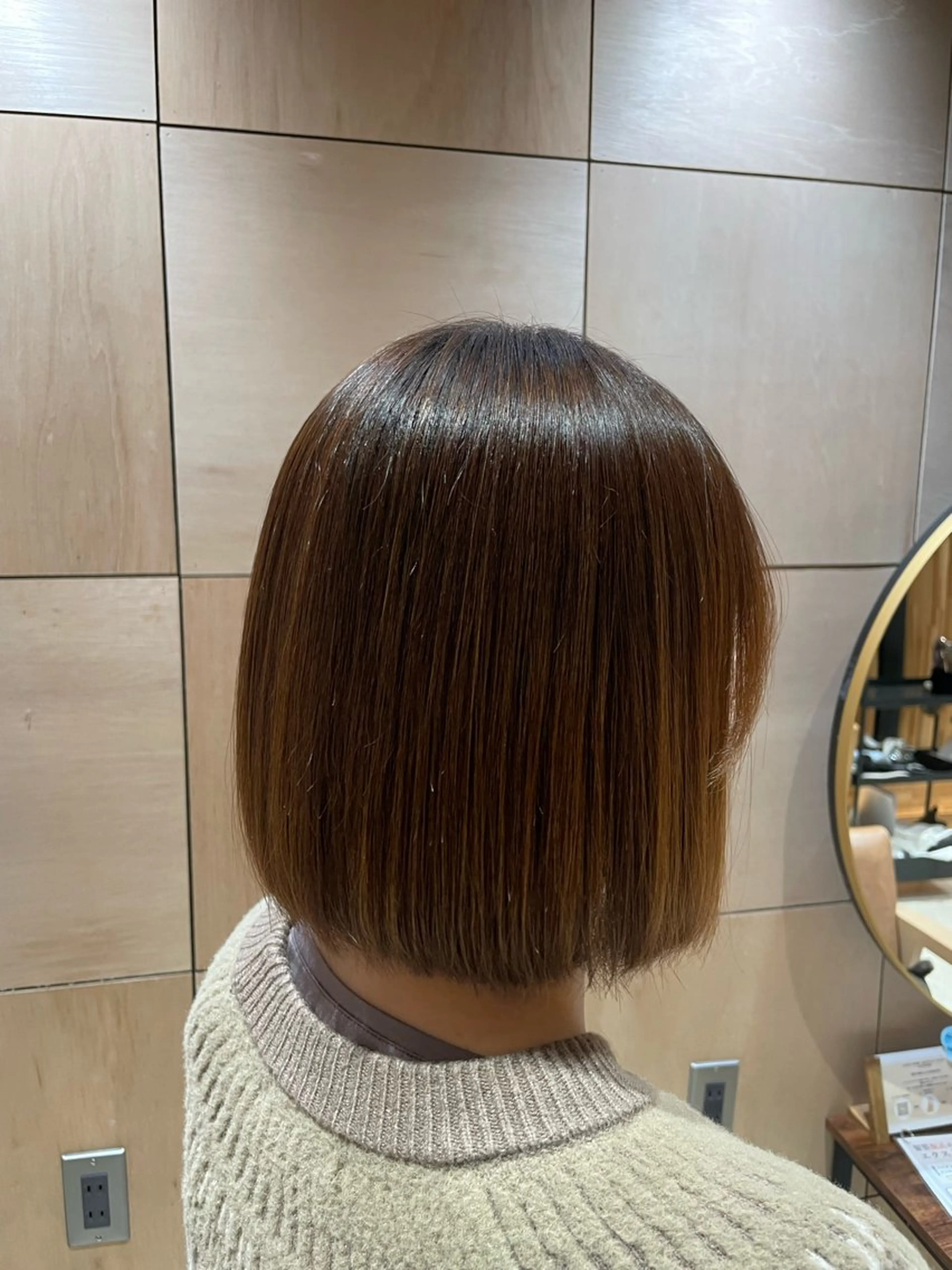 ショート パーマ 縮毛矯正 青木 紗耶のヘアスタイル