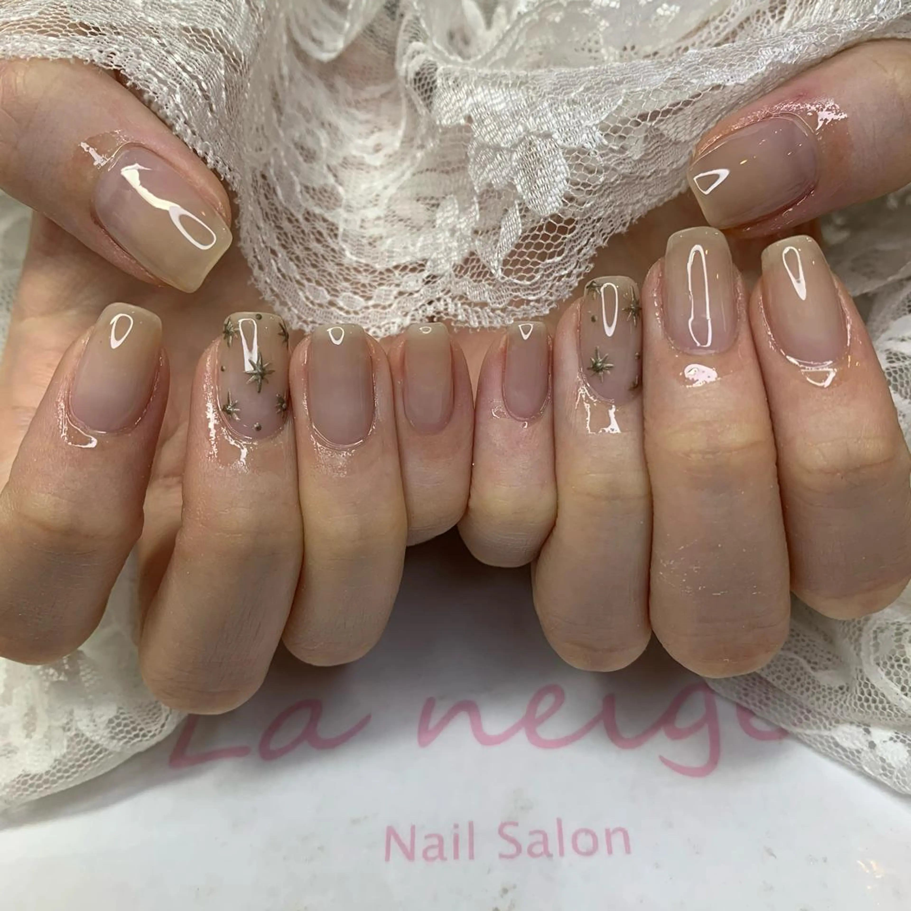 ネイル La neige* yuki 🥯🍑のネイルデザイン