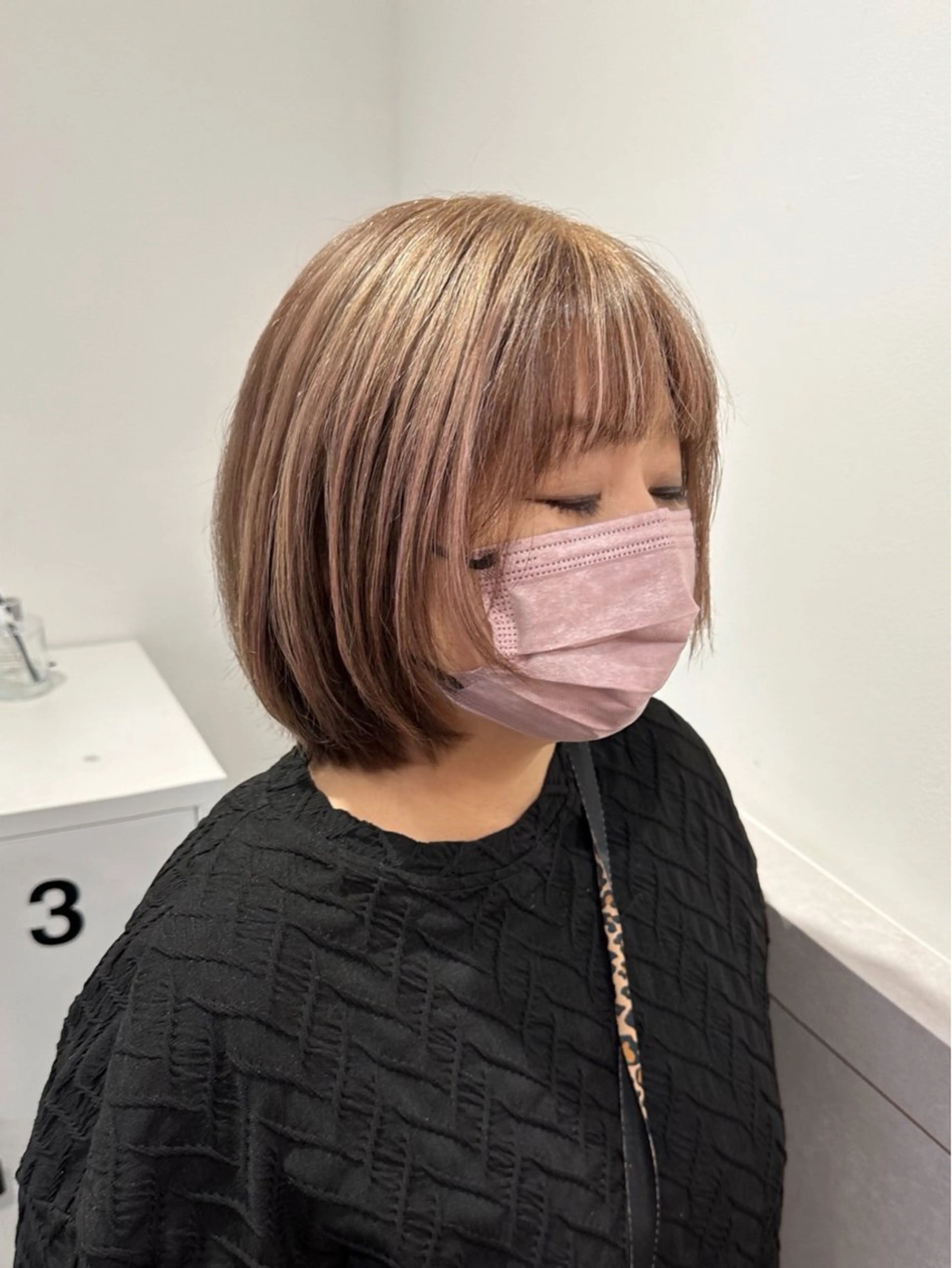 ショート カラー ボブ hair salon suiw所属・ハイトーンショート 特化‬吉田義隆のヘアスタイル