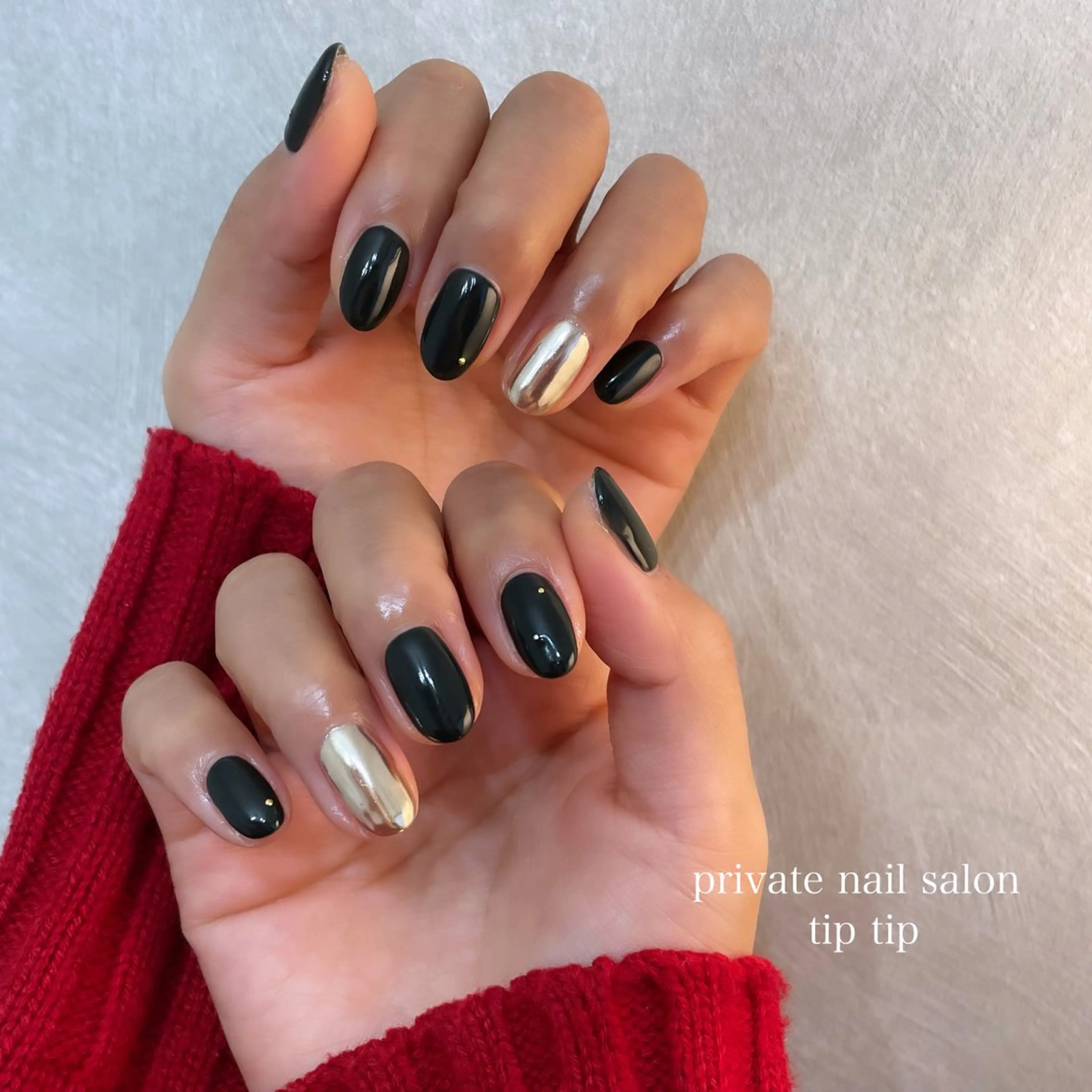 ネイル ミラーネイル ハンドネイル 【tip tip】 nail salonのネイルデザイン
