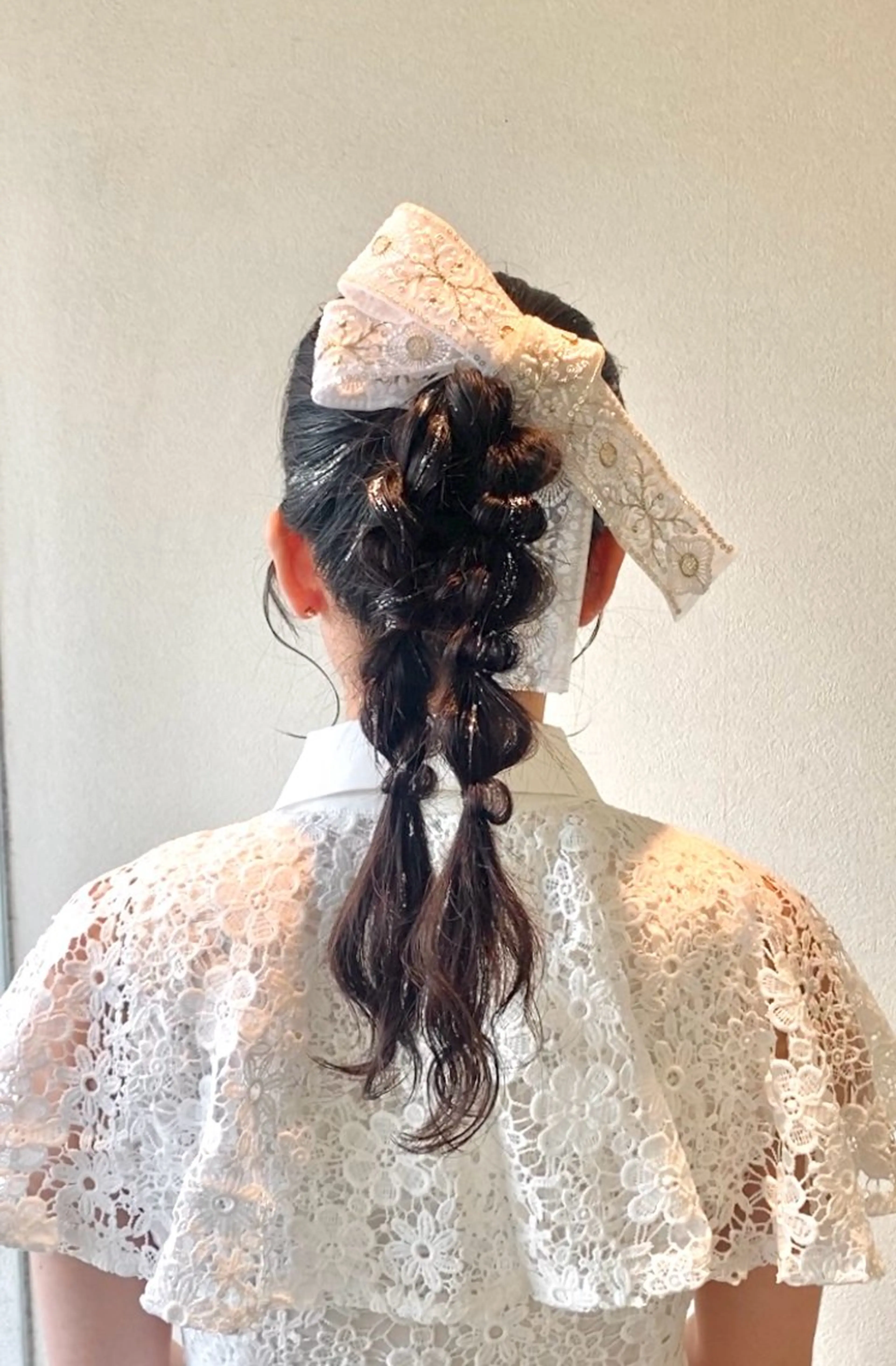 ヘアアレンジ ヘアセット ブリーチなしWカラー /酸性ストレート河本のヘアスタイル