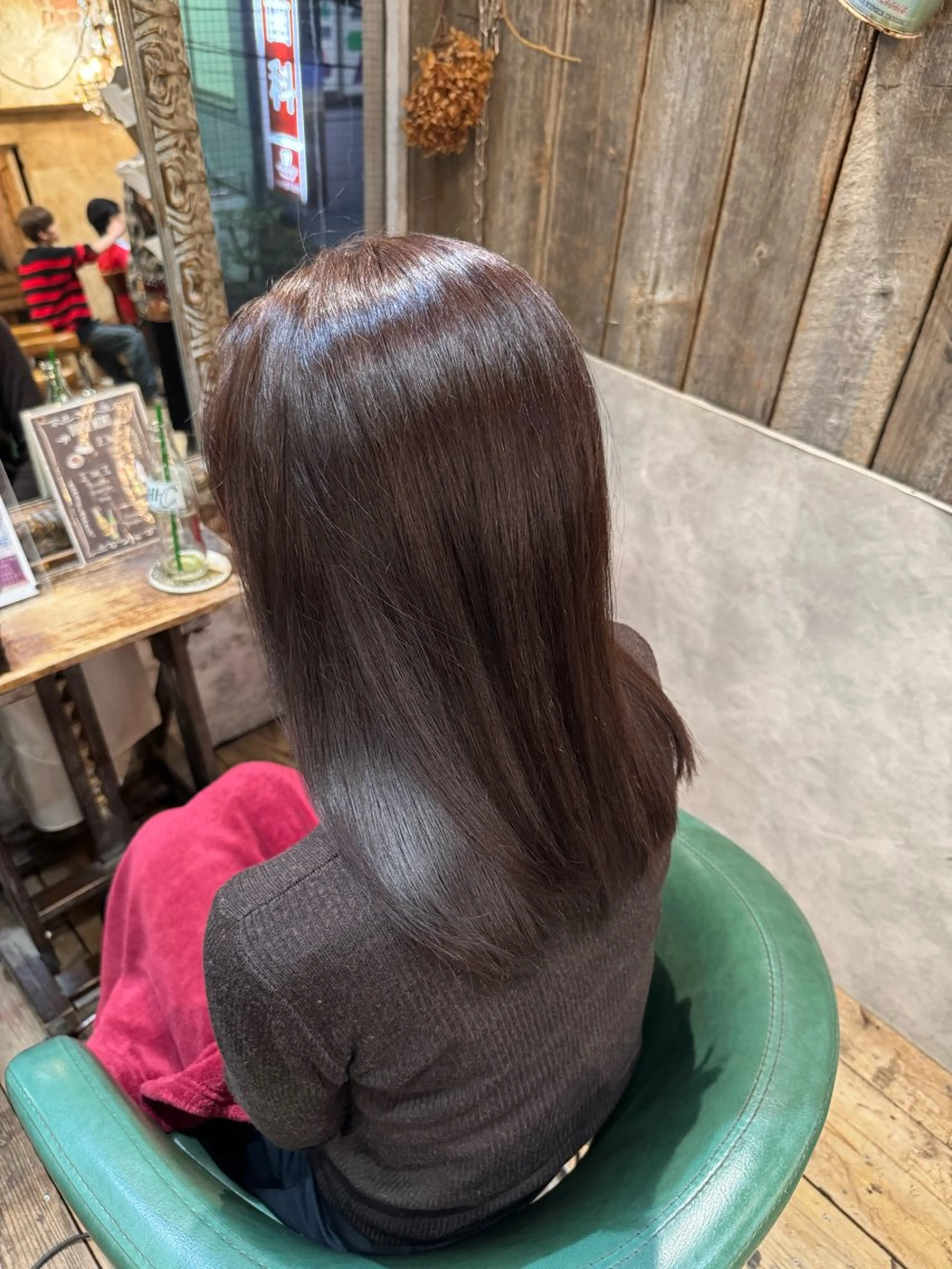 セミロング ヘアカラー トリートメント 髪質改善カラー /高山奈夕のヘアスタイル