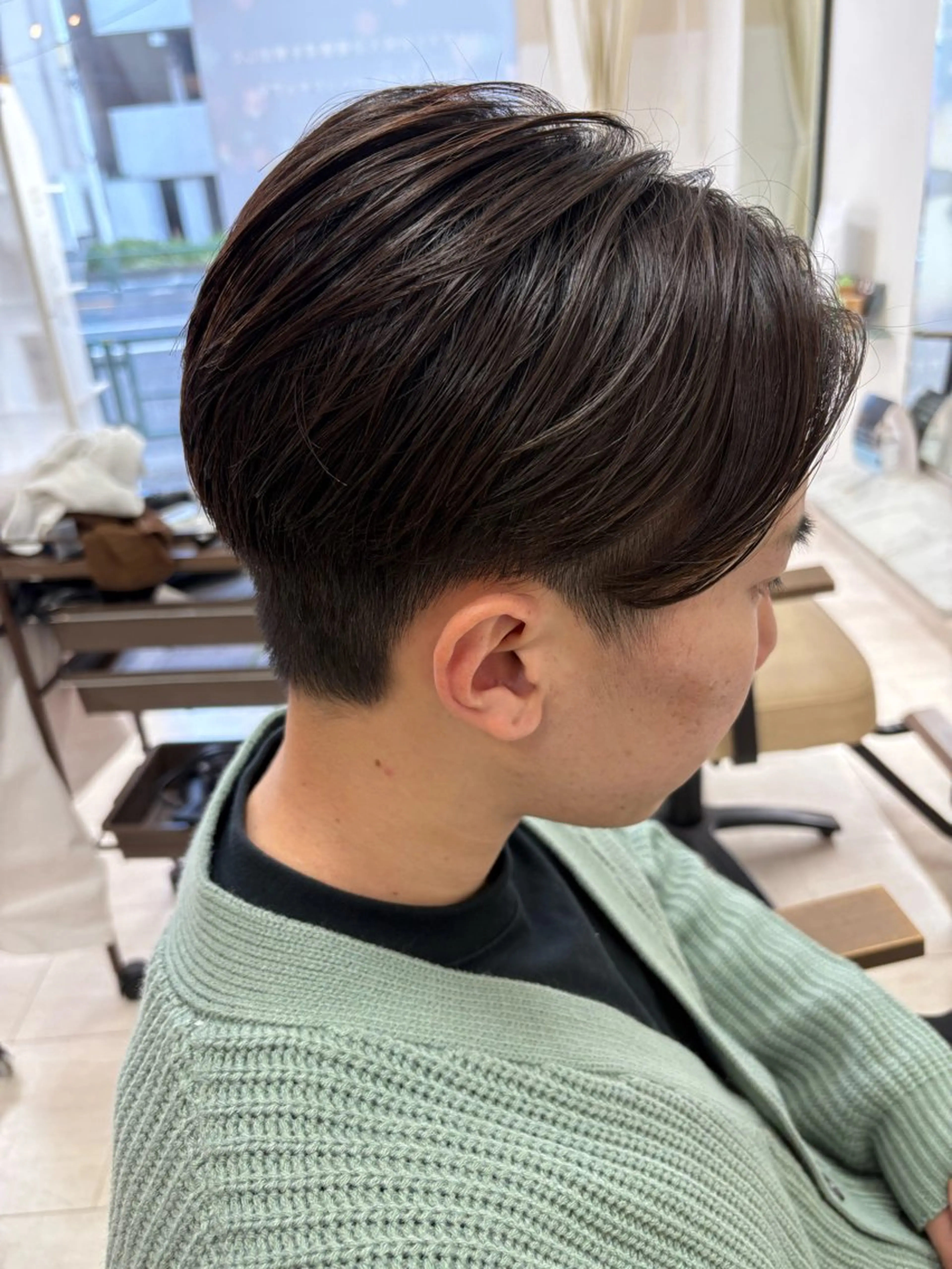 メンズ 栗田 優月のヘアスタイル