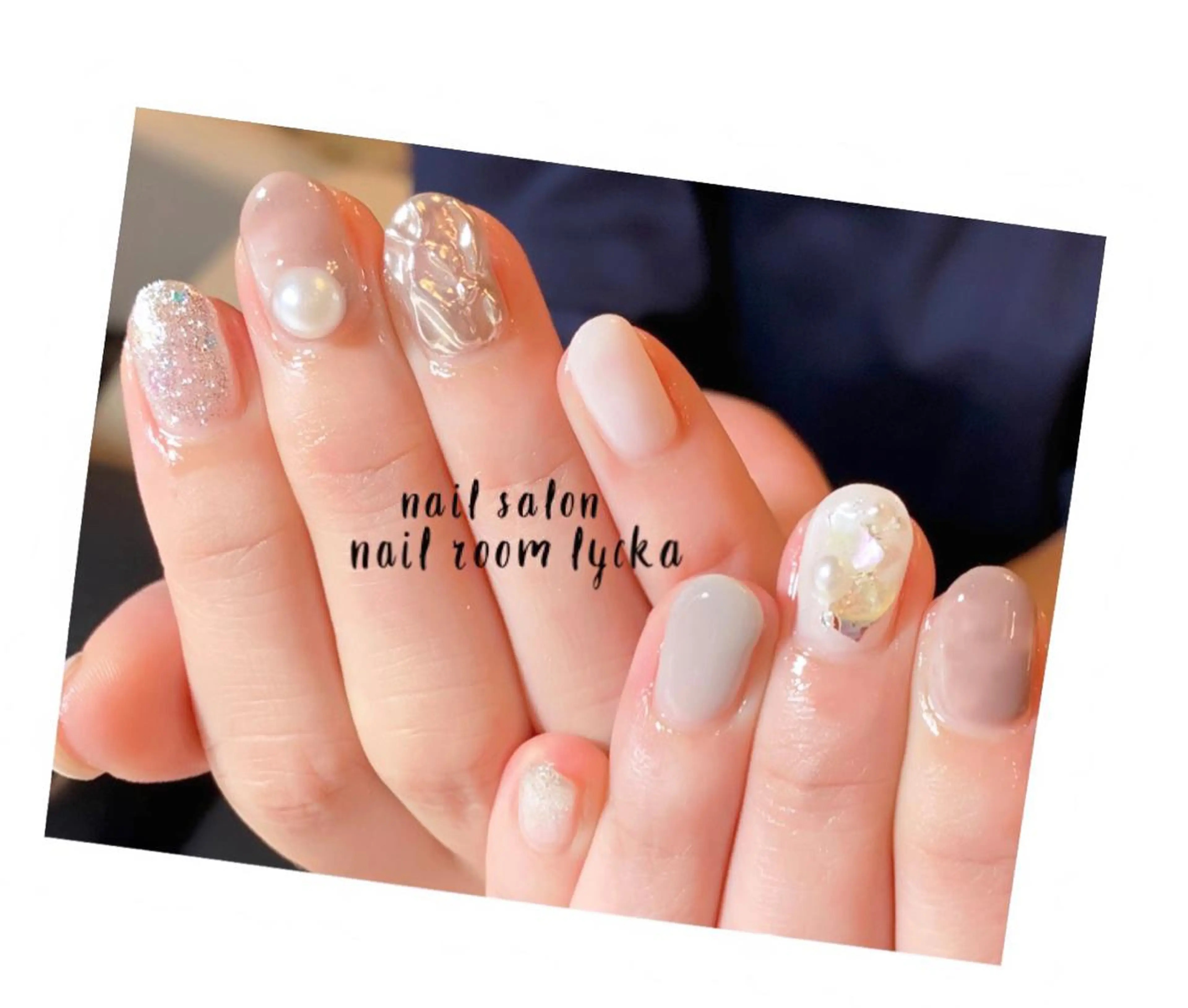 ネイル ﾈｲﾙﾙｰﾑﾘｯｶ 𝐦𝐚𝐲𝐮のネイルデザイン