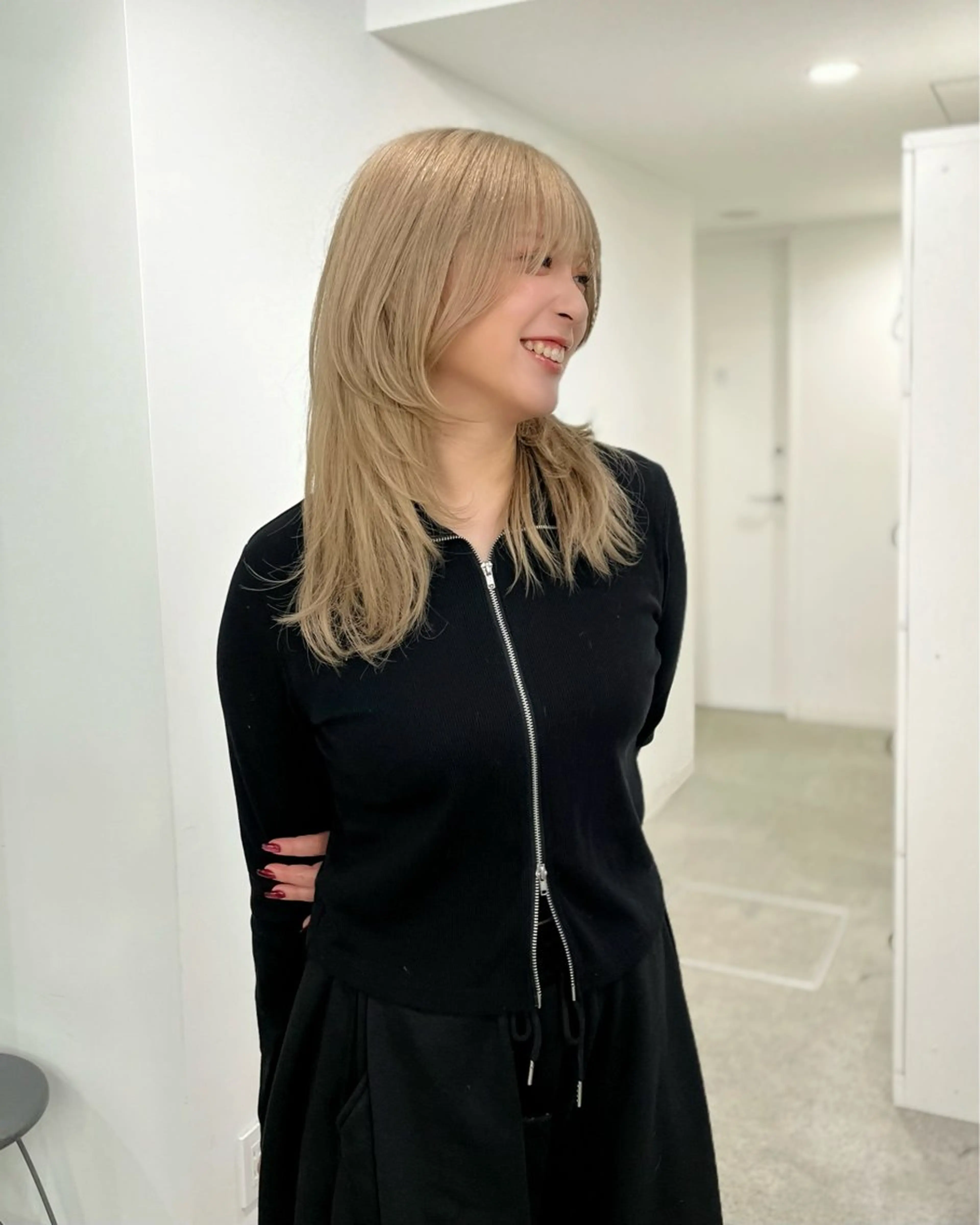 セミロング カラー モテヘア/グレージュ /ボブ/前原汐🎐のヘアスタイル