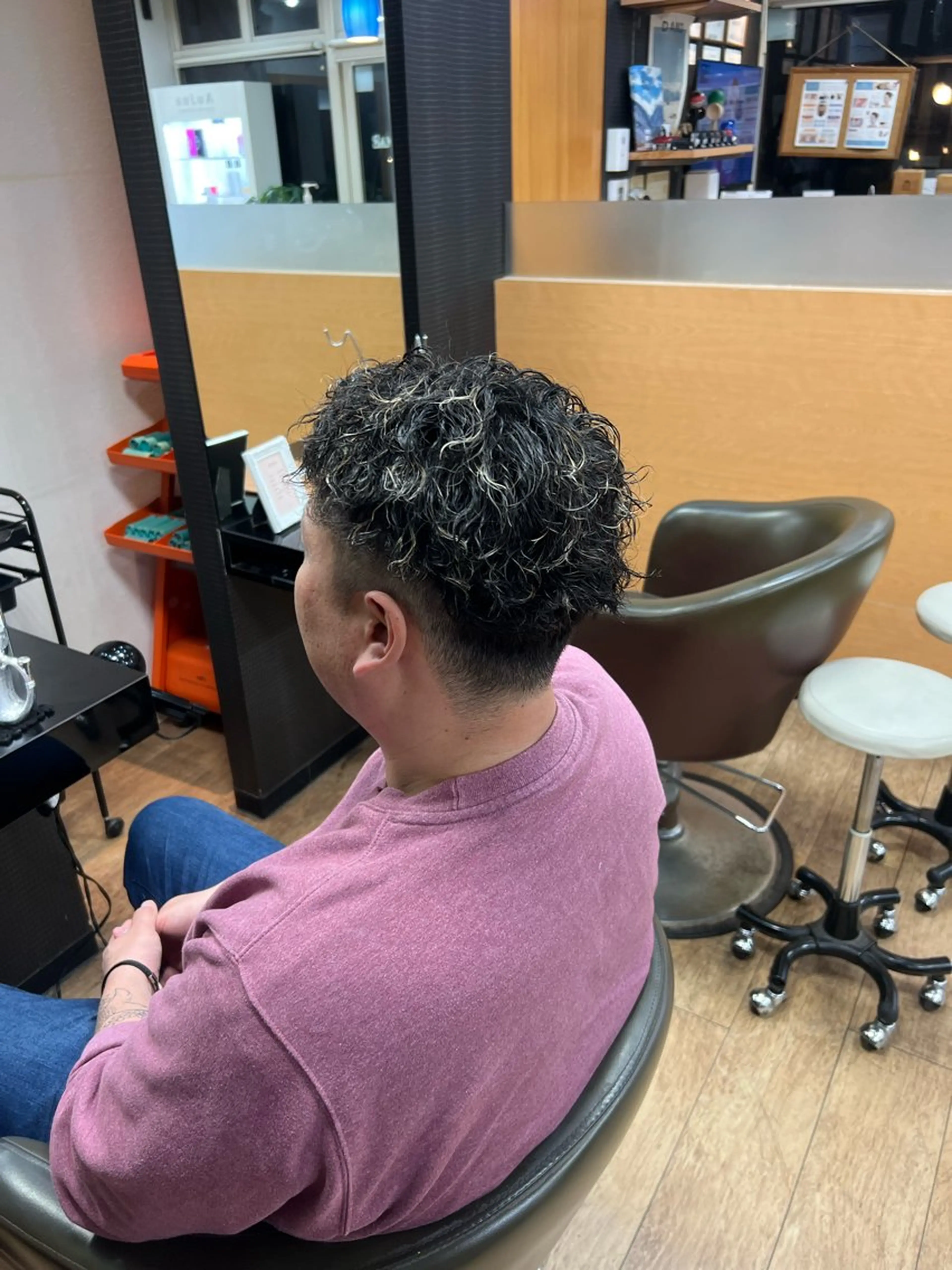 パーマ パーマ hair make sanctuary所属・オオエ トア／カラー／パーマのヘアスタイル