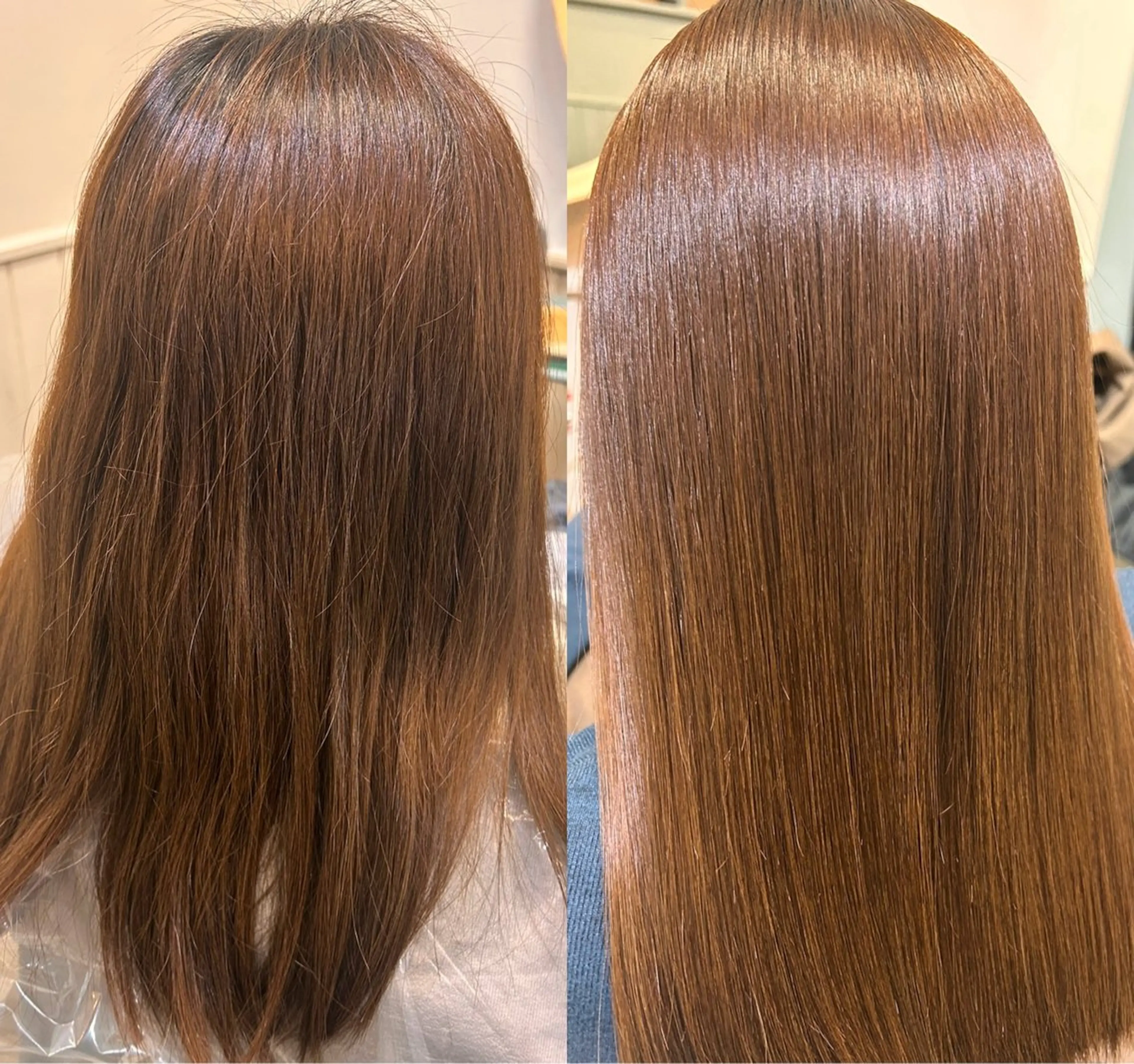 セミロング ハイライト 髪質改善 レイヤーカット トリートメント カット 縮毛矯正 トリートメント ✨Less髪質改善✨ シバタのヘアスタイル