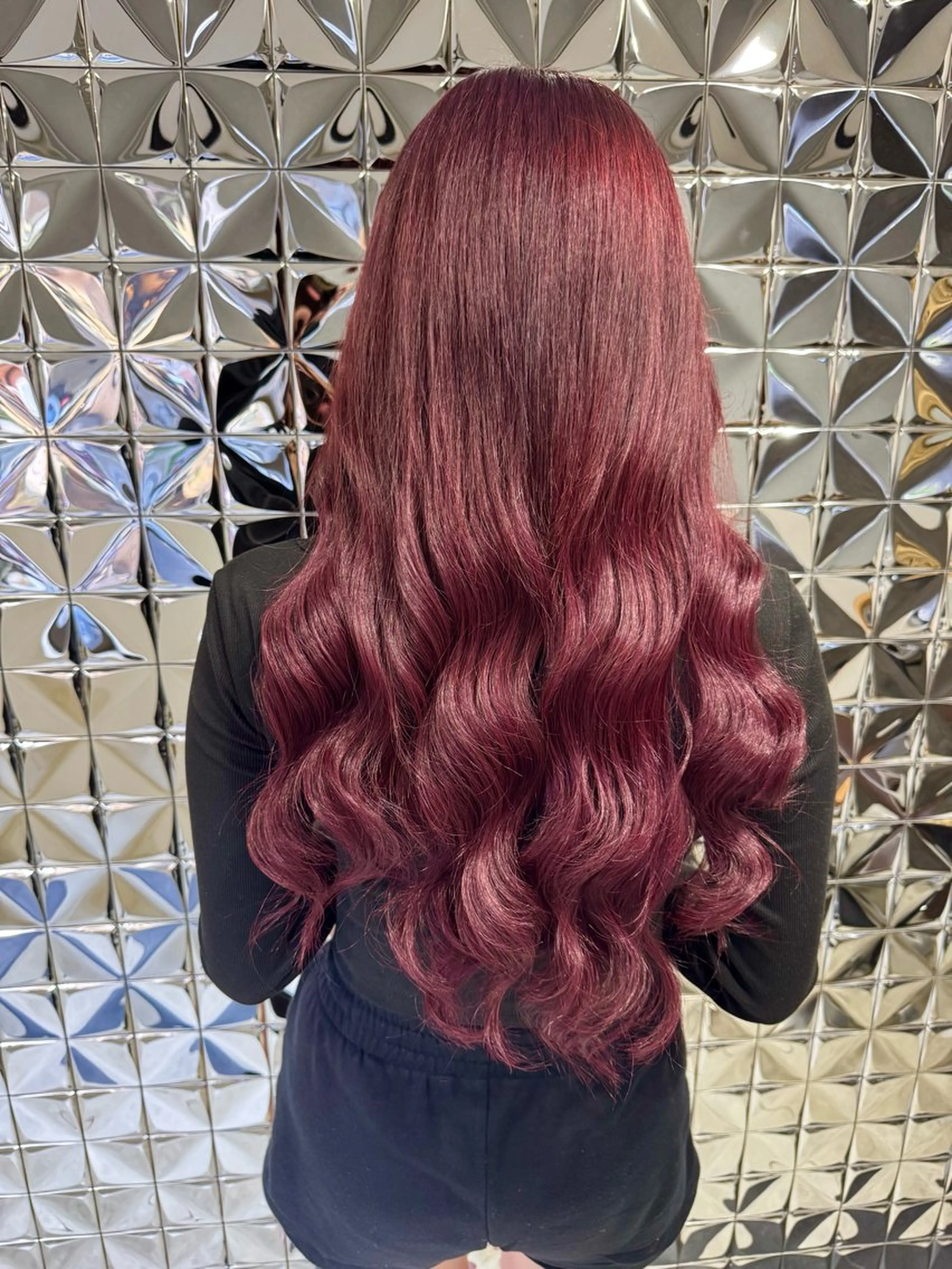 ロング カラー シールエクステ エクステ Lovestasy 京都河原町店のヘアスタイル