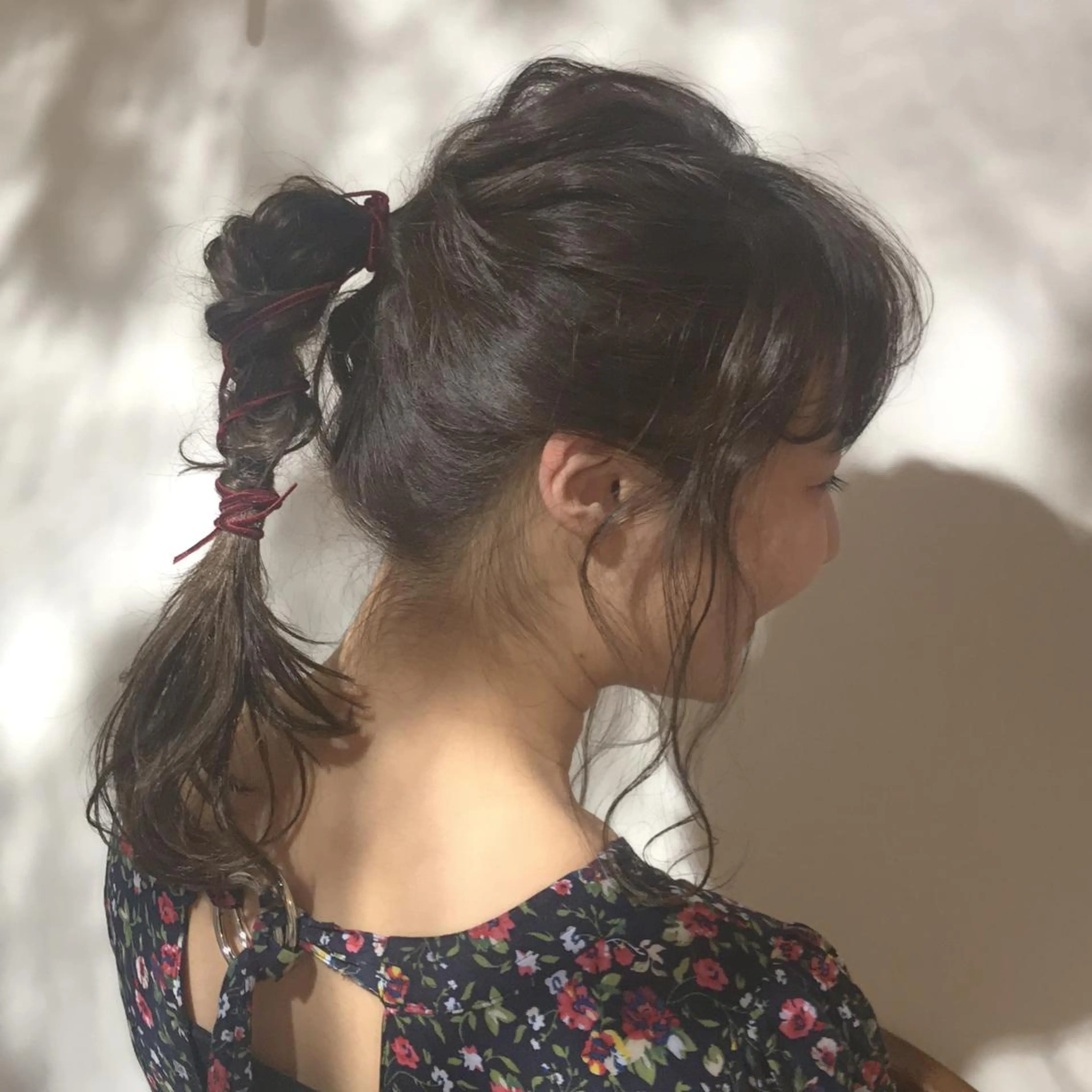 セミロング milis 知崎春奈のヘアスタイル