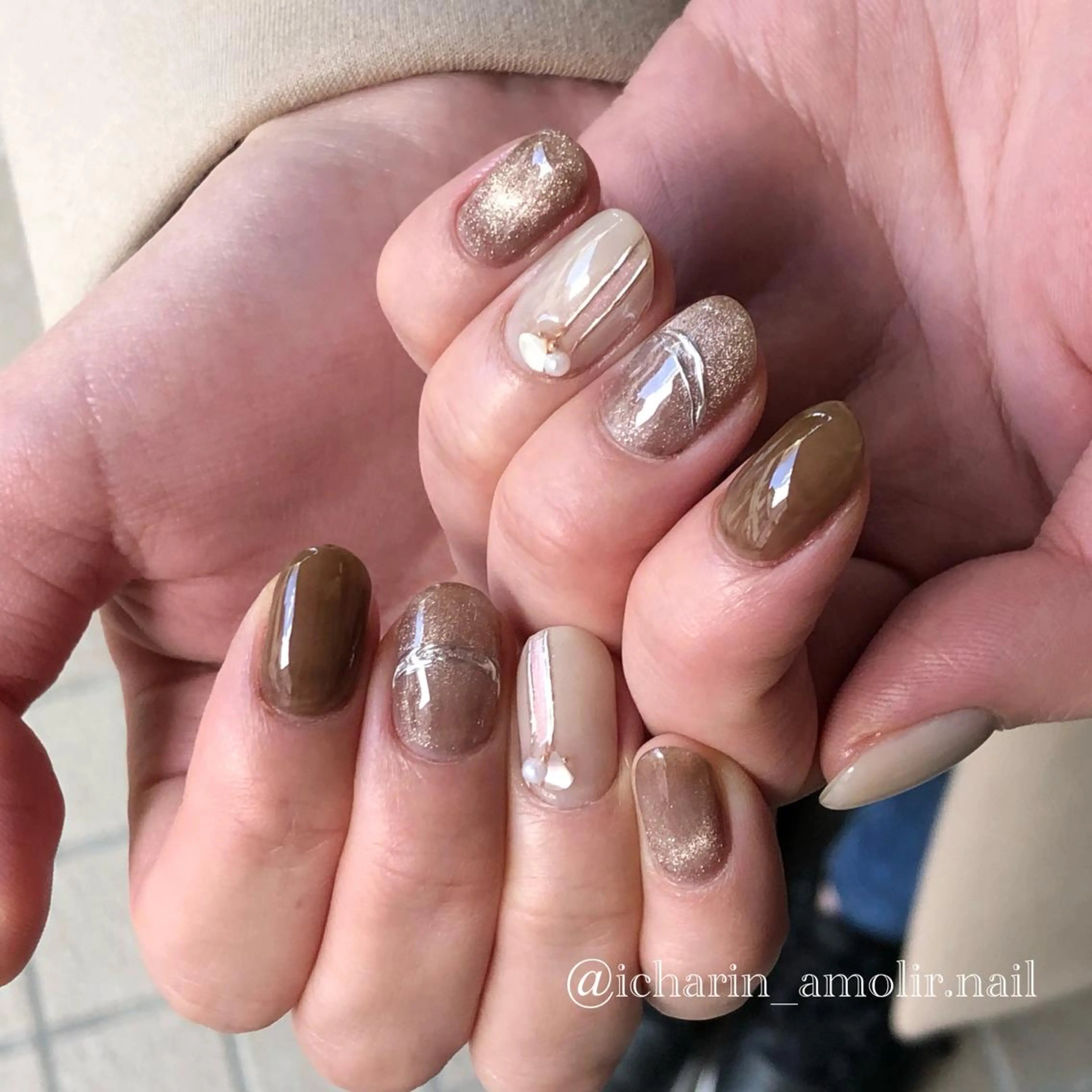 ネイル シンプルネイル EMIKOのネイルデザイン