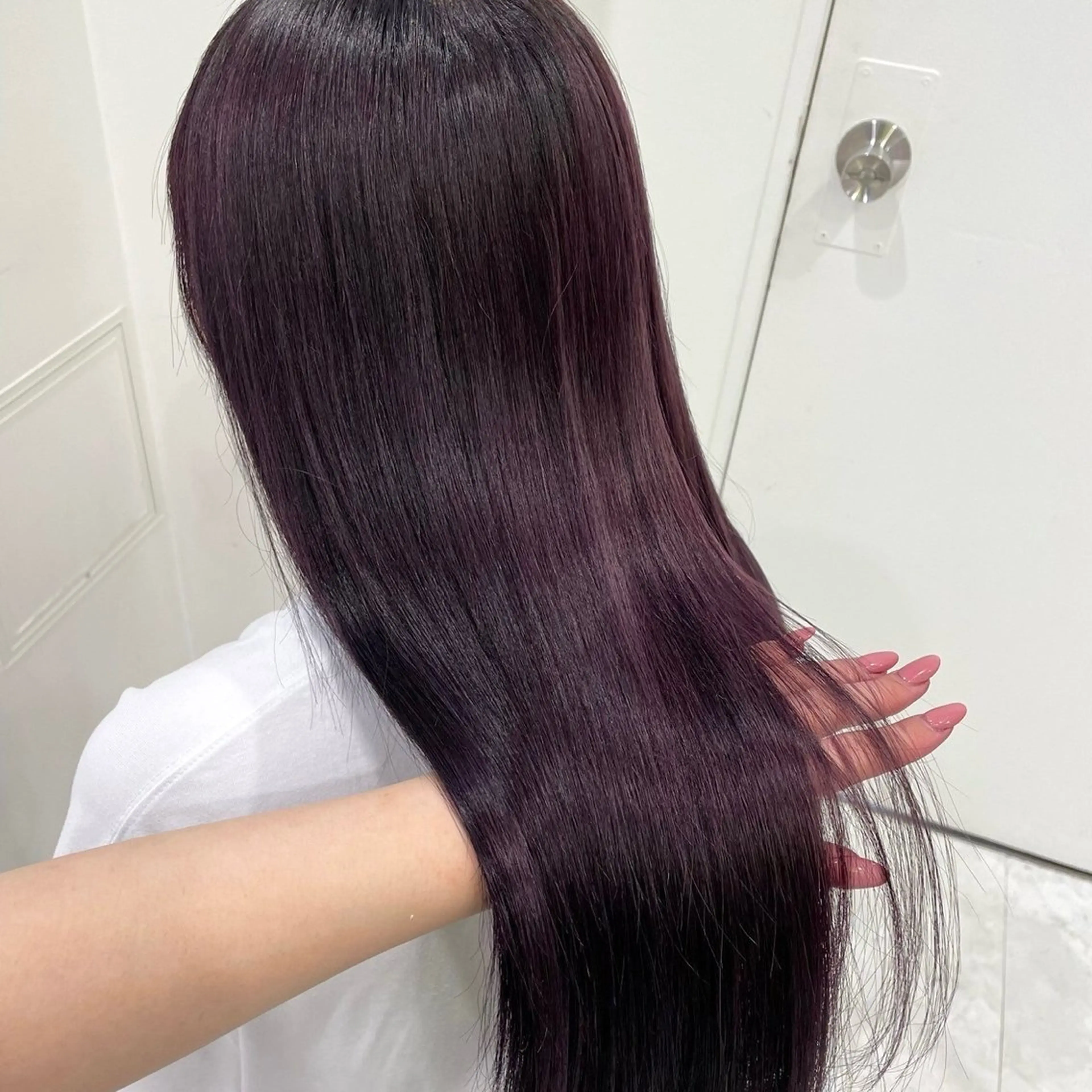 ロング カラー パーマ ヘアアレンジ メンズ キッズ メンズ韓国風 透明感カラー 髪質改善 韓国風ヘア レイヤーカット ヘアカラー トリートメント 🩶盛れ✖️韓国ヘア 🩶Himari🎀のヘアスタイル