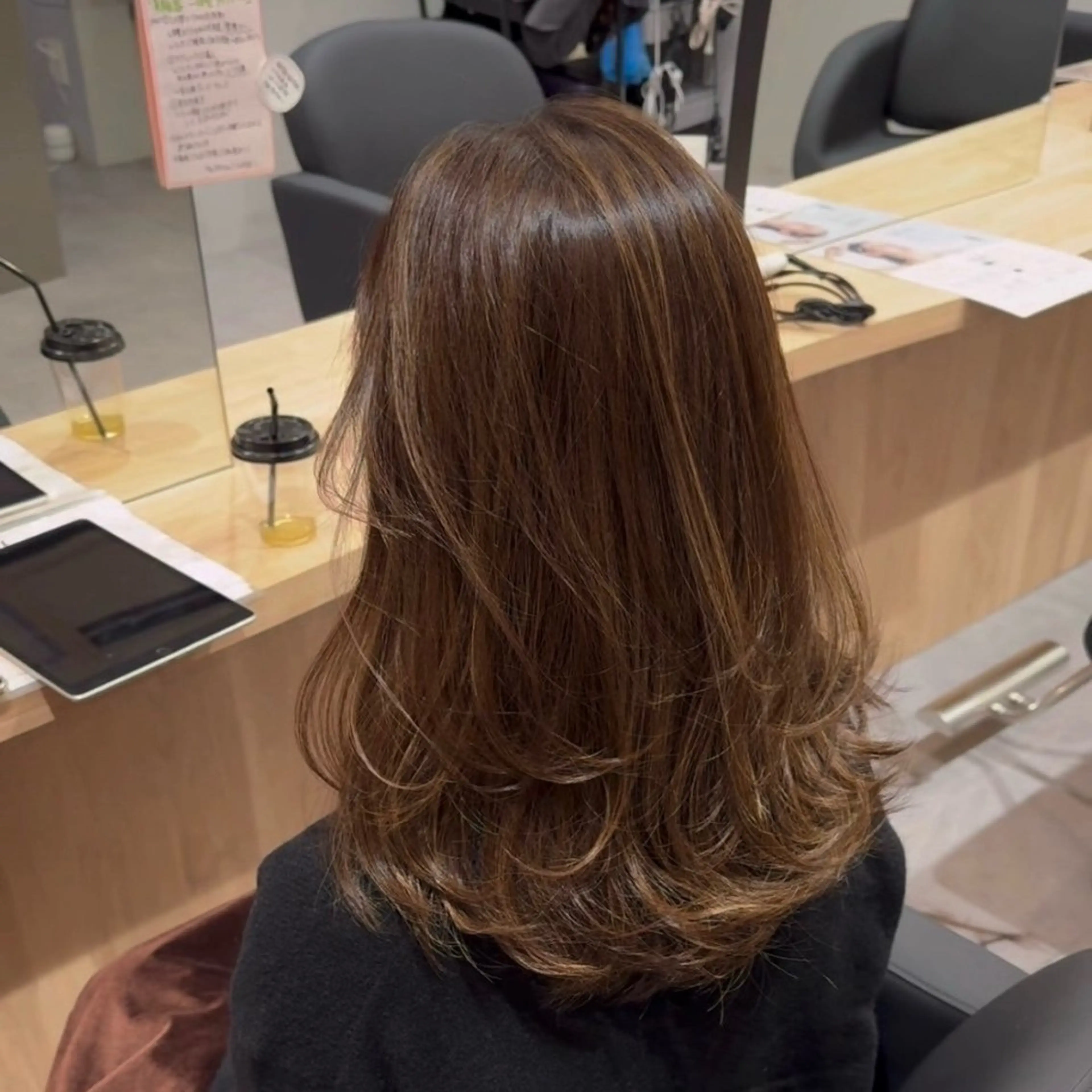 ロング Bonheur所属・茨木メンズ/フェザー パーマ/酒井壮大のヘアスタイル