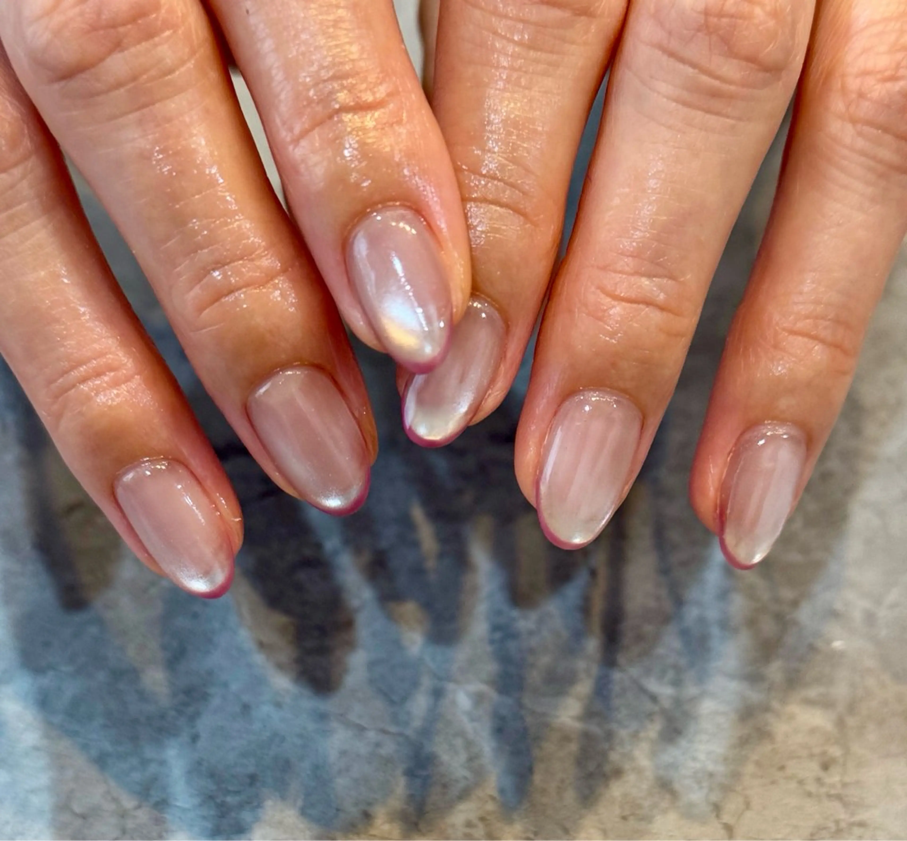 ネイル フレンチネイル マグネットネイル ハンドネイル Blé nailのネイルデザイン