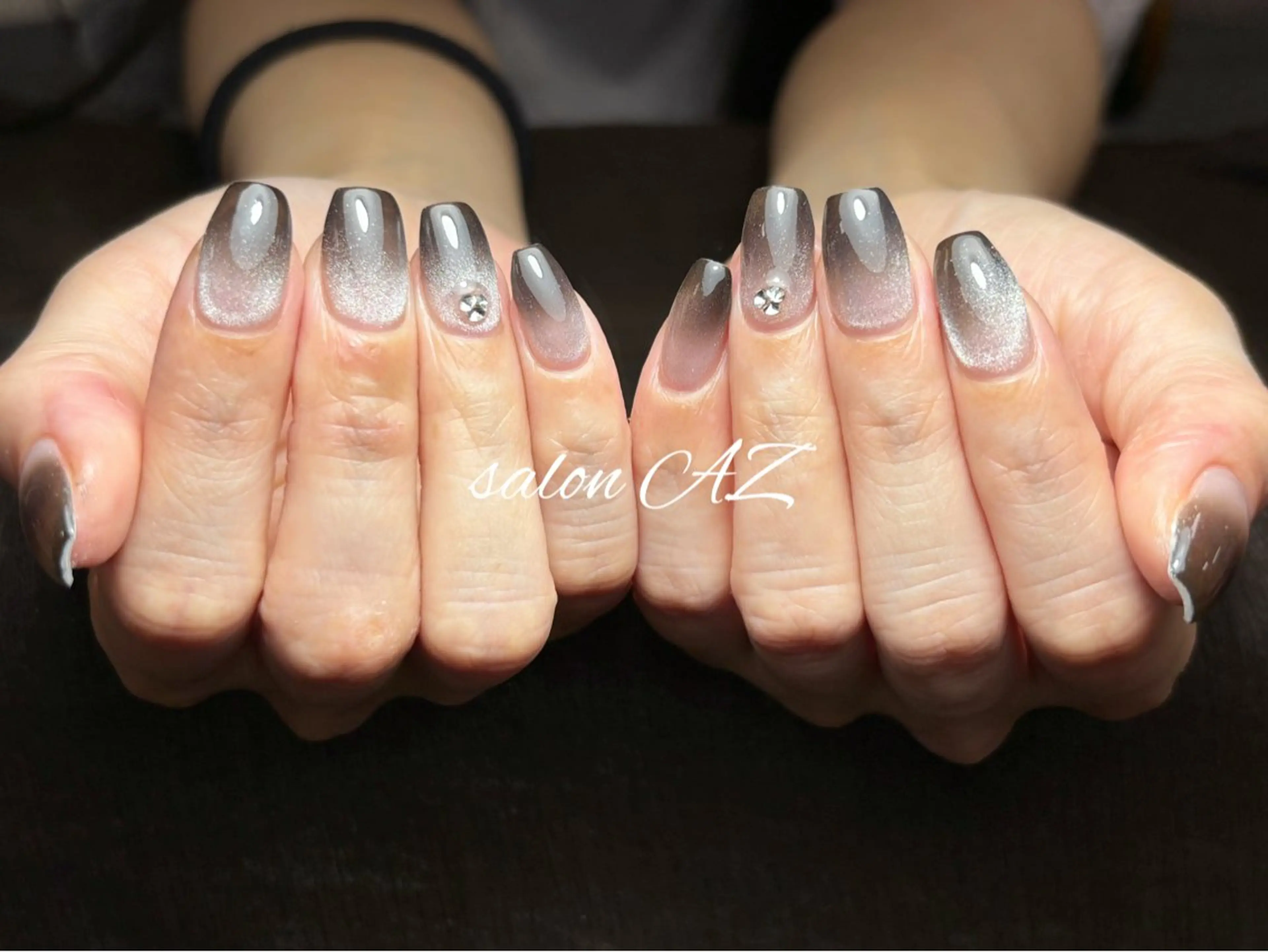 ネイル アートネイル 長さ出し フットネイル フレンチネイル ジェルネイル salon AZのネイルデザイン