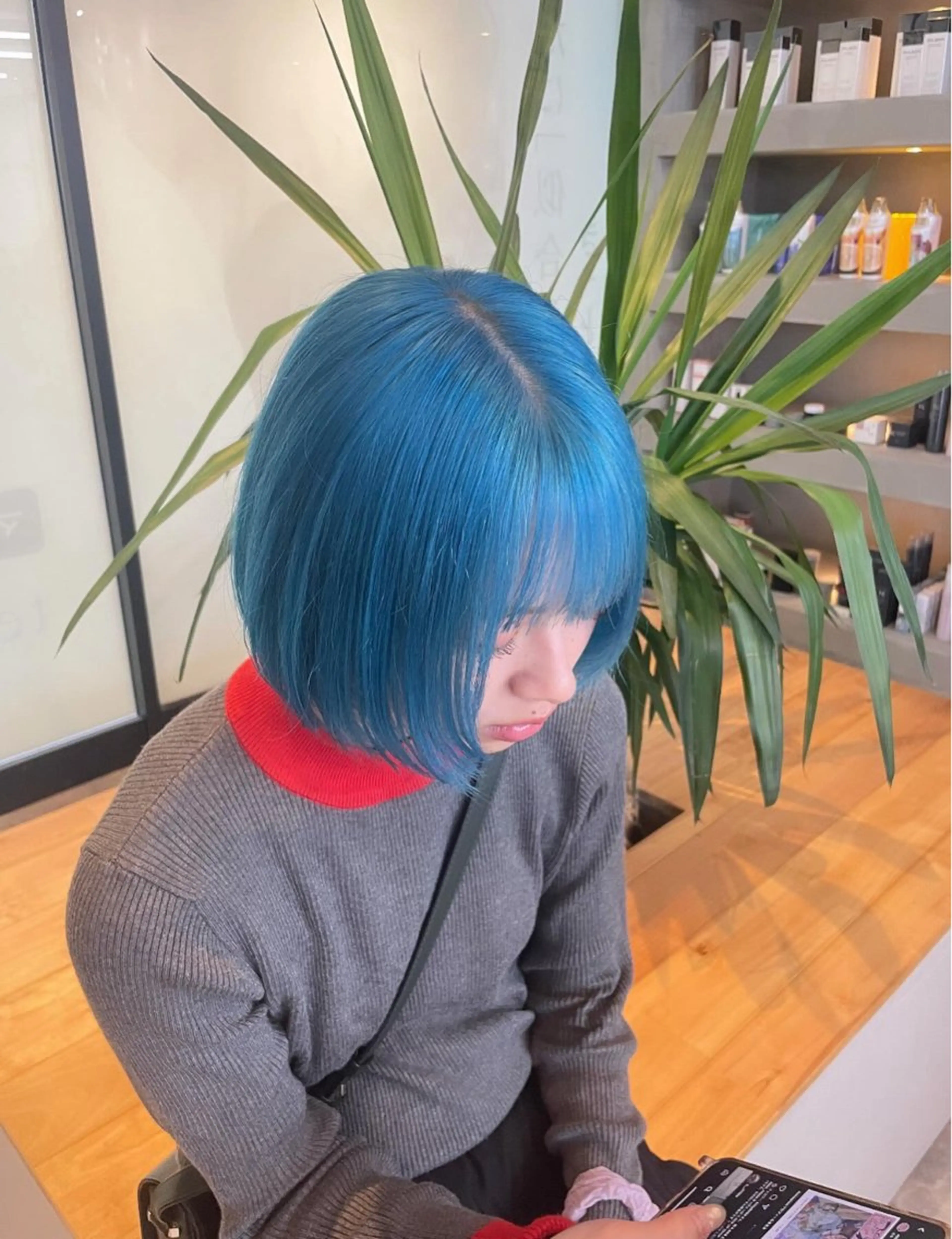 ミディアム カラー ブリーチカラー特化 ✨️永井諒のヘアスタイル