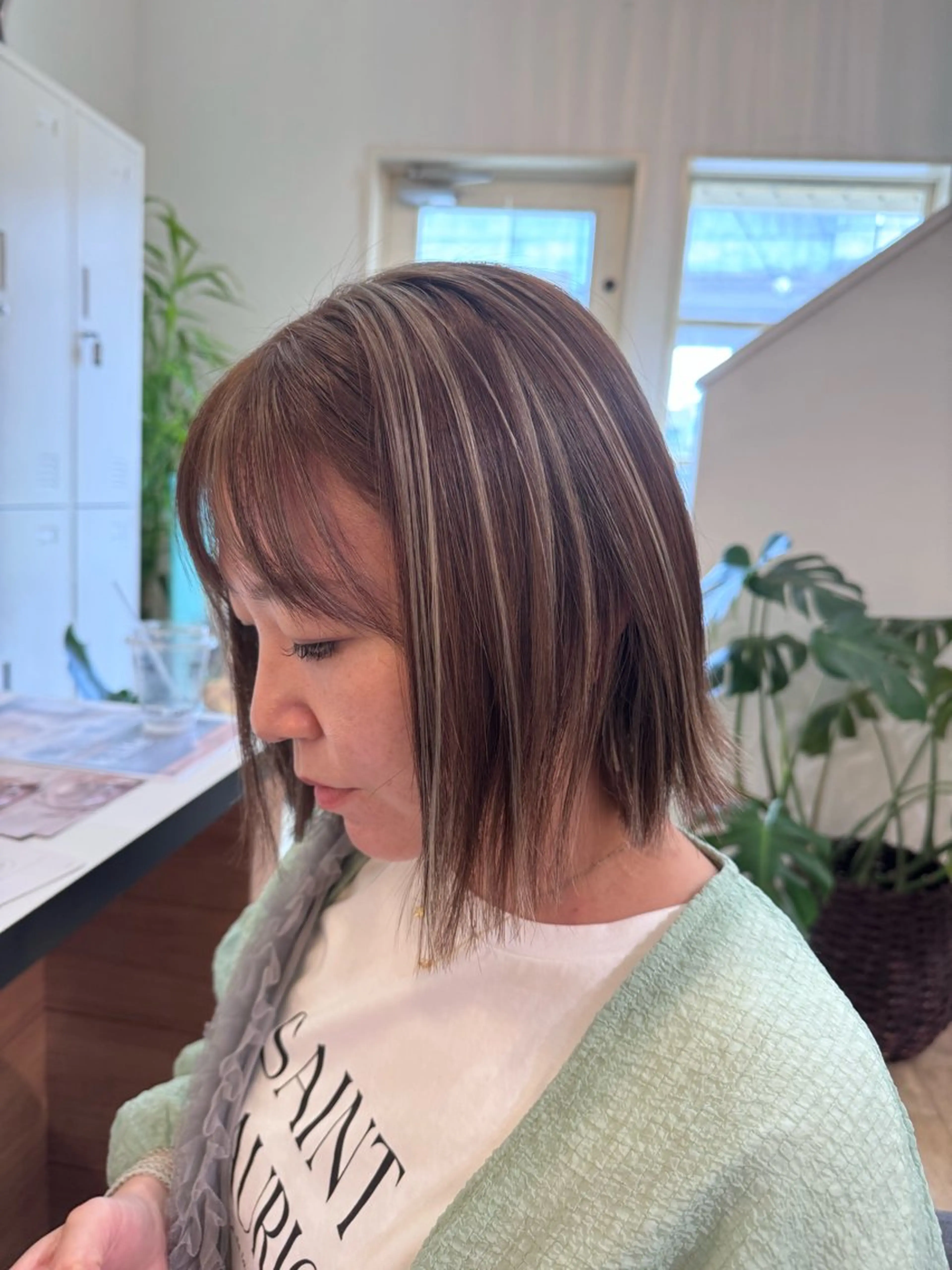 1月限定✨✨【カラーのみ♪】コントラストハイライト +TR￥13500[河内花園/若江岩田]の写真