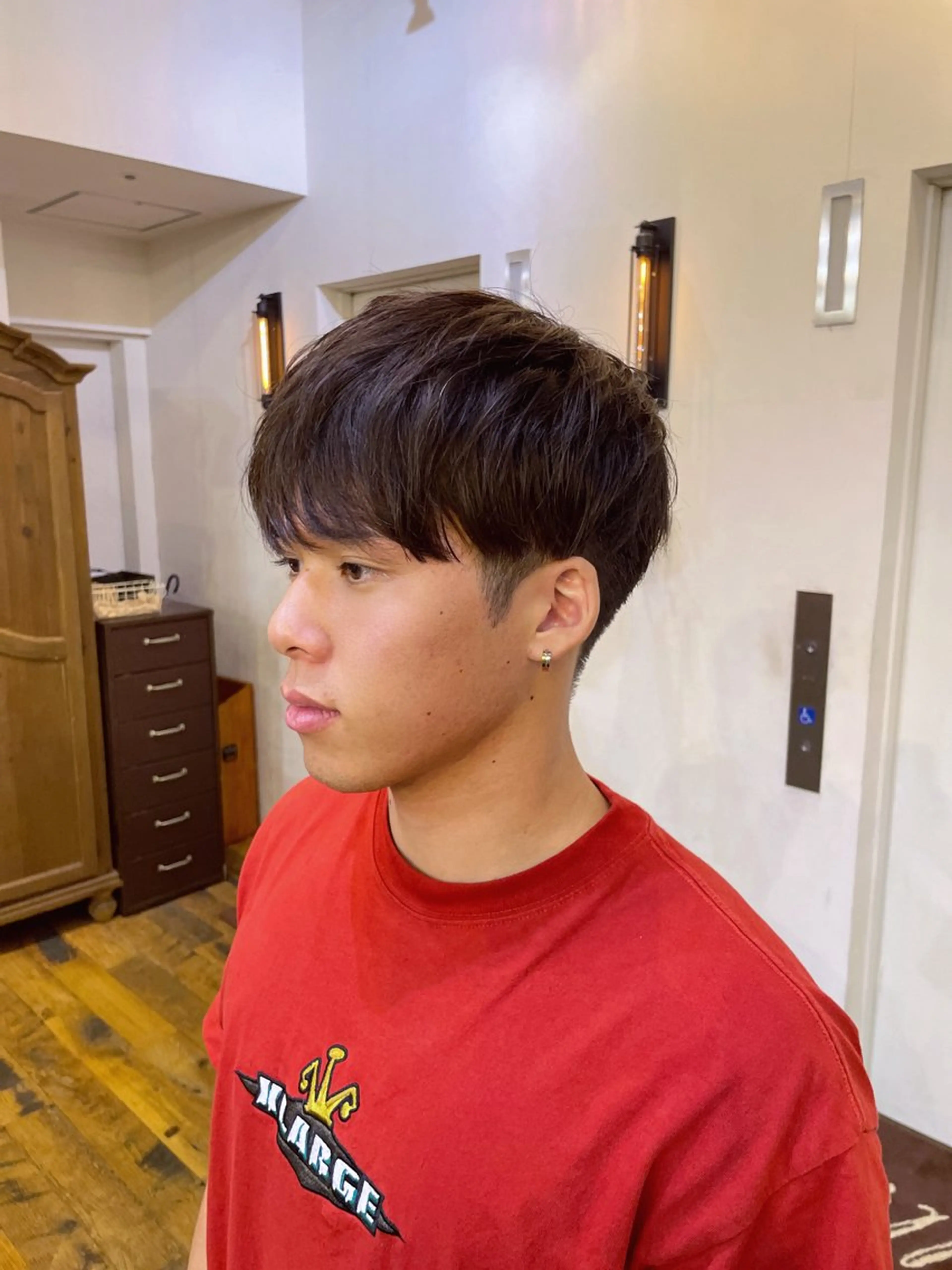 メンズ マッシュ 刈り上げ カット トリートメント 似合わせカット‪// 鶴我万唯華のヘアスタイル