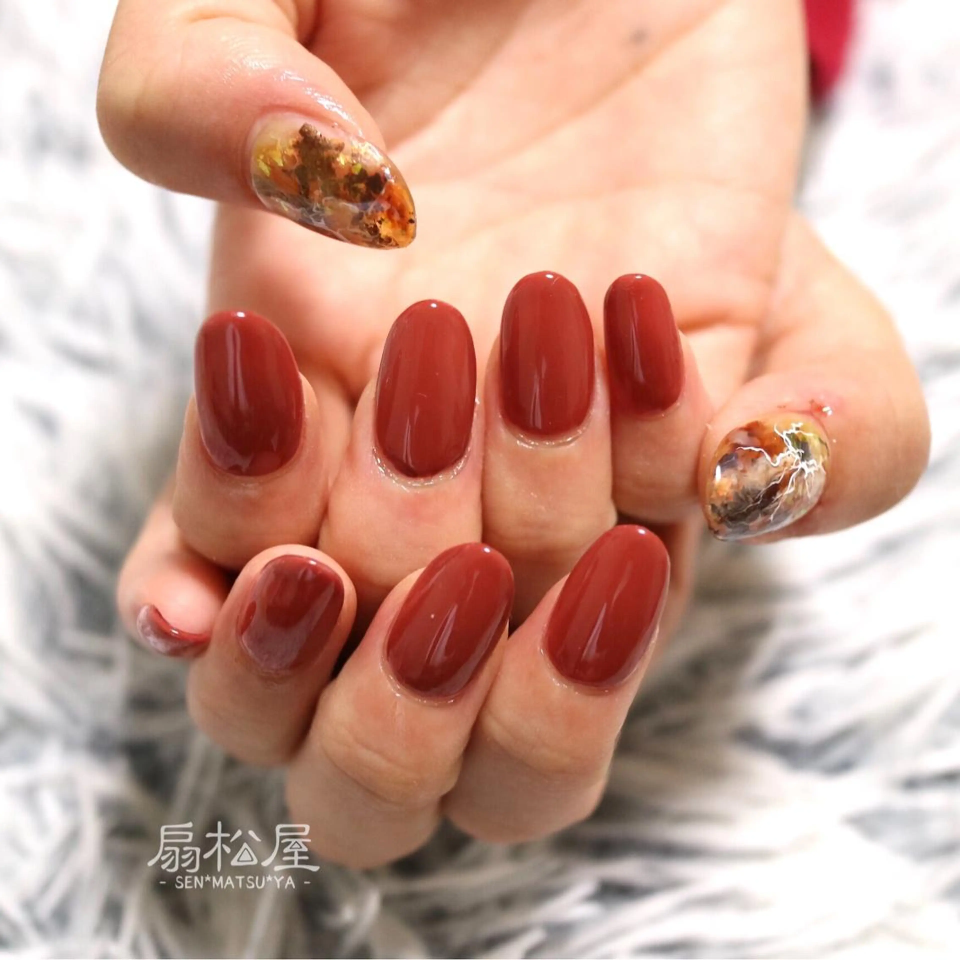ネイル 扇松屋 marie.nのネイルデザイン