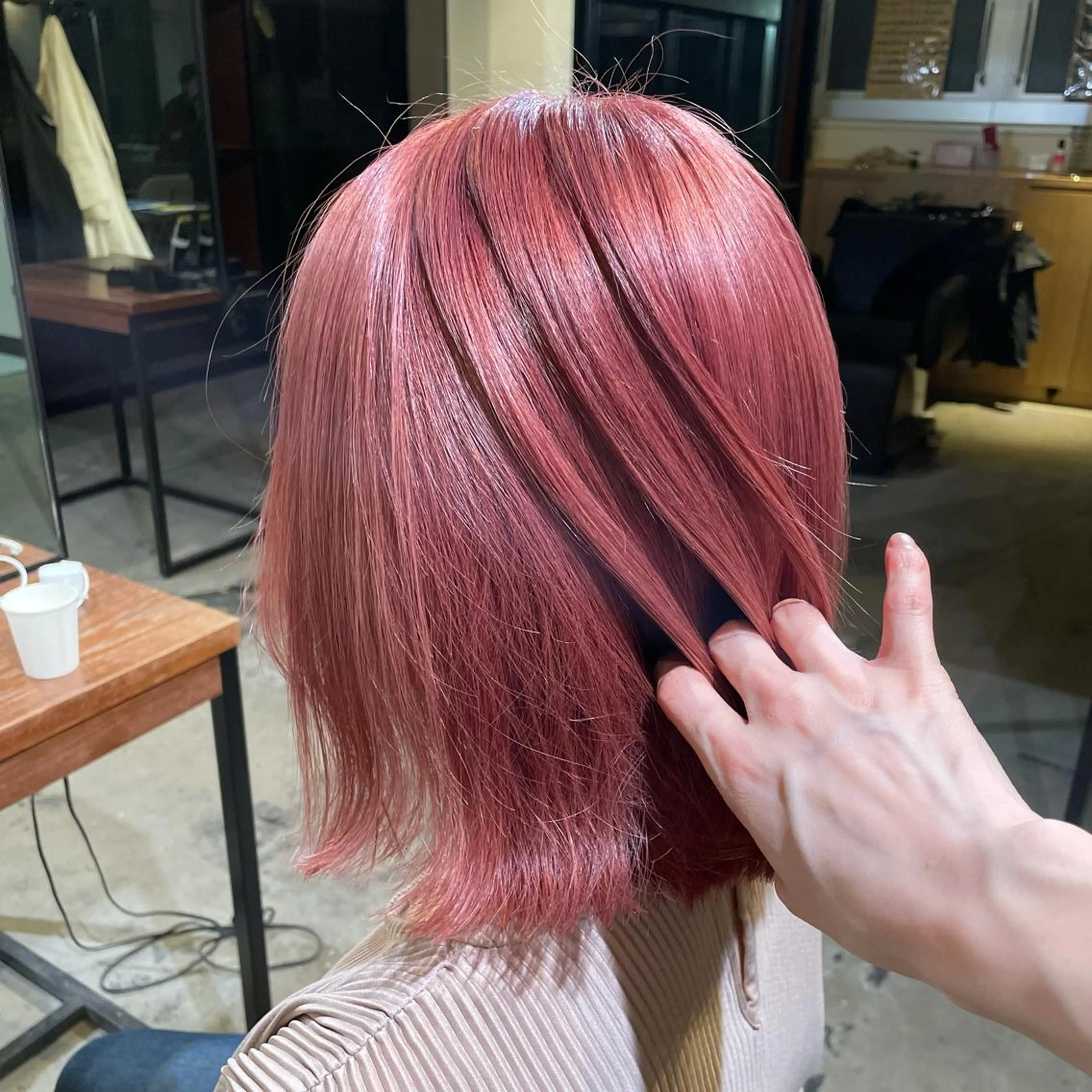 セミロング カラー ヘアアレンジ キッズ ネイル マツエク・マツパ アイブロウ 透明感カラー/推しカ ラー☁️JURAのヘアスタイル