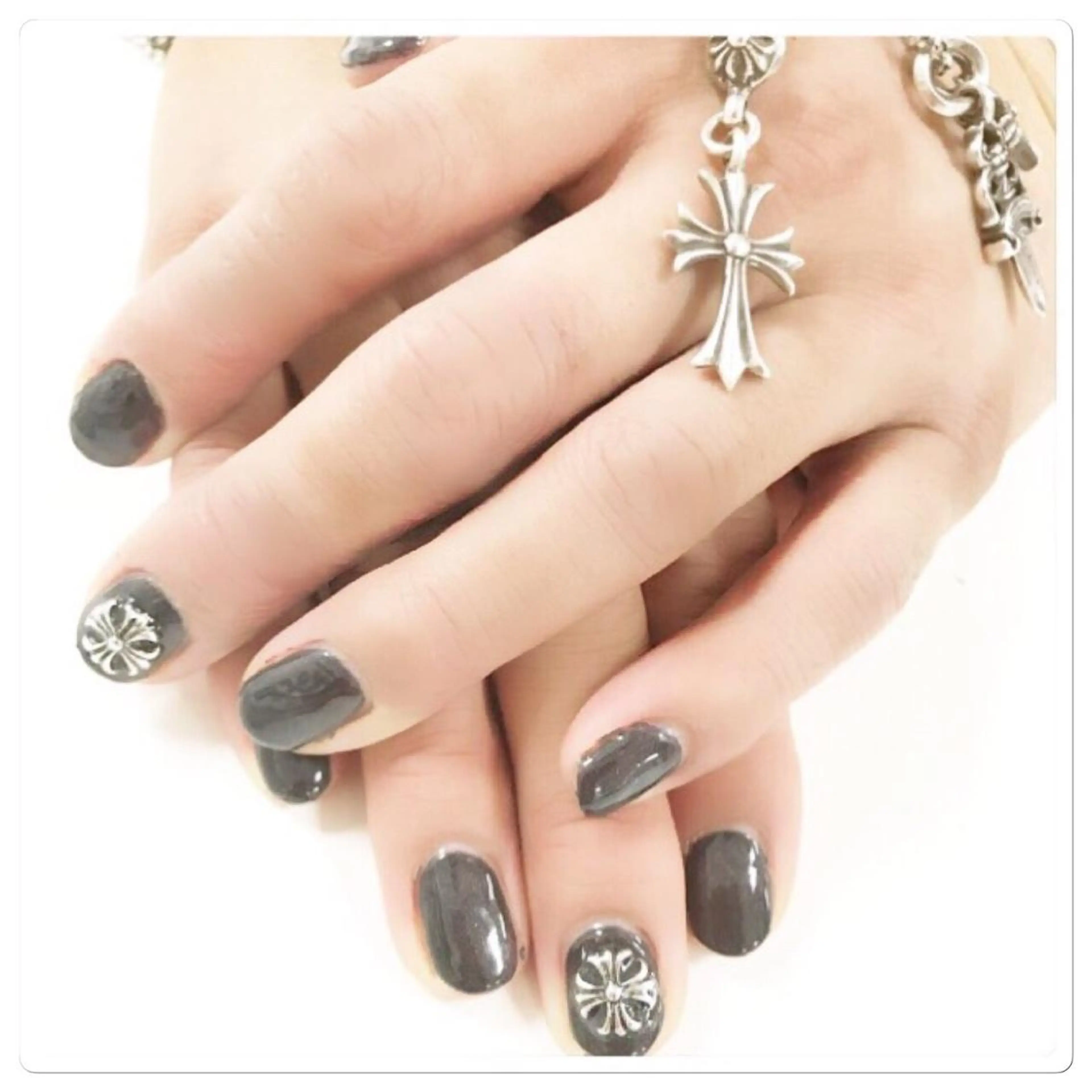 ネイル ブルー グラデーション ショートネイル hair&make NOISM -eha-所属・メンズ特化美容師/ 新井 洸太のヘアスタイル