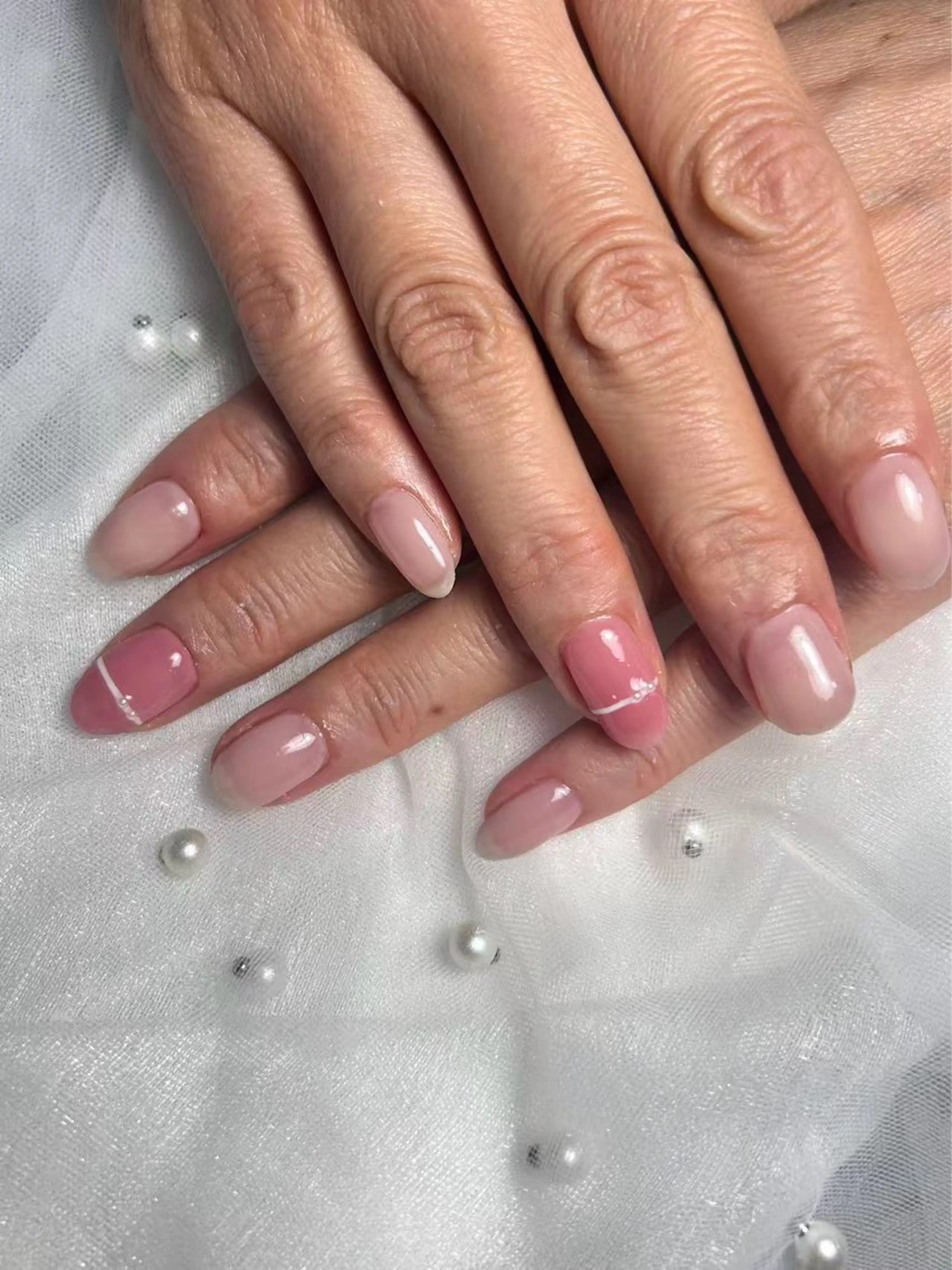 ネイル ハンドネイル 長さ出し専門店 上野店サロンのネイルデザイン