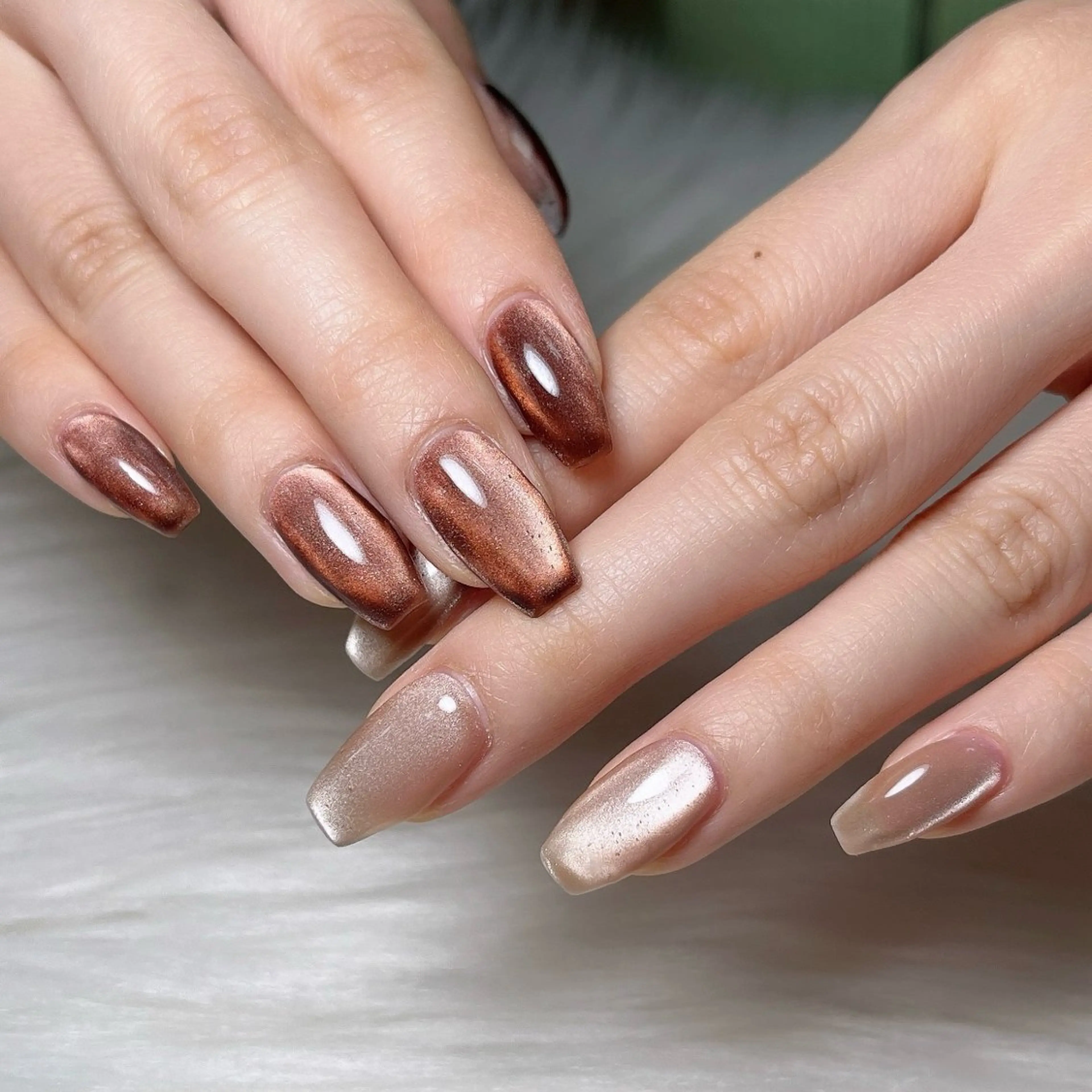 【U24ミニモ学割💍】マグネットネイル🩵の写真