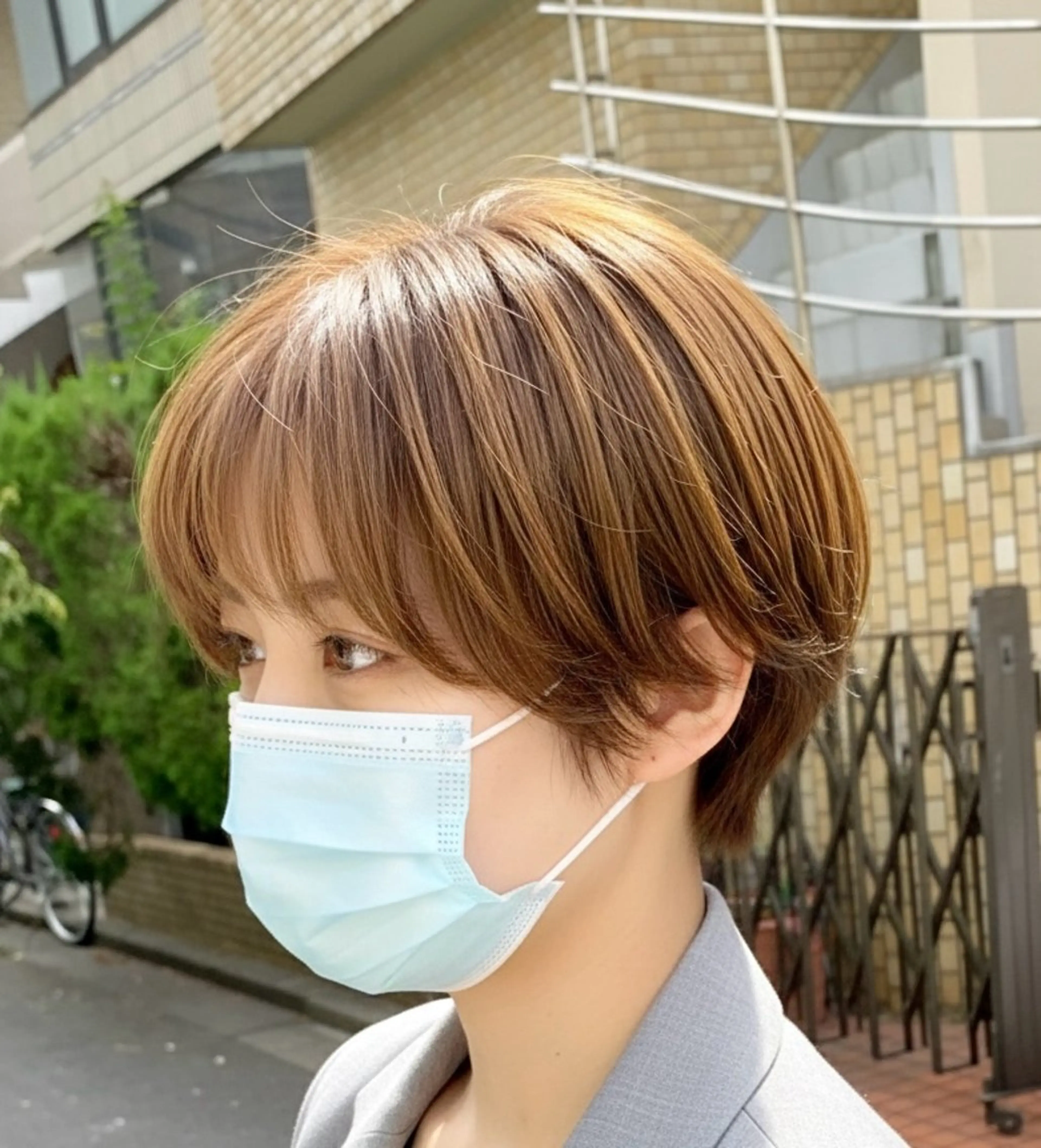 ショート カラー ショートボブ ボブ ショートヘア カット ヘアカラー トリートメント ショート/ボブ /髪質改善/内山翔太のヘアスタイル