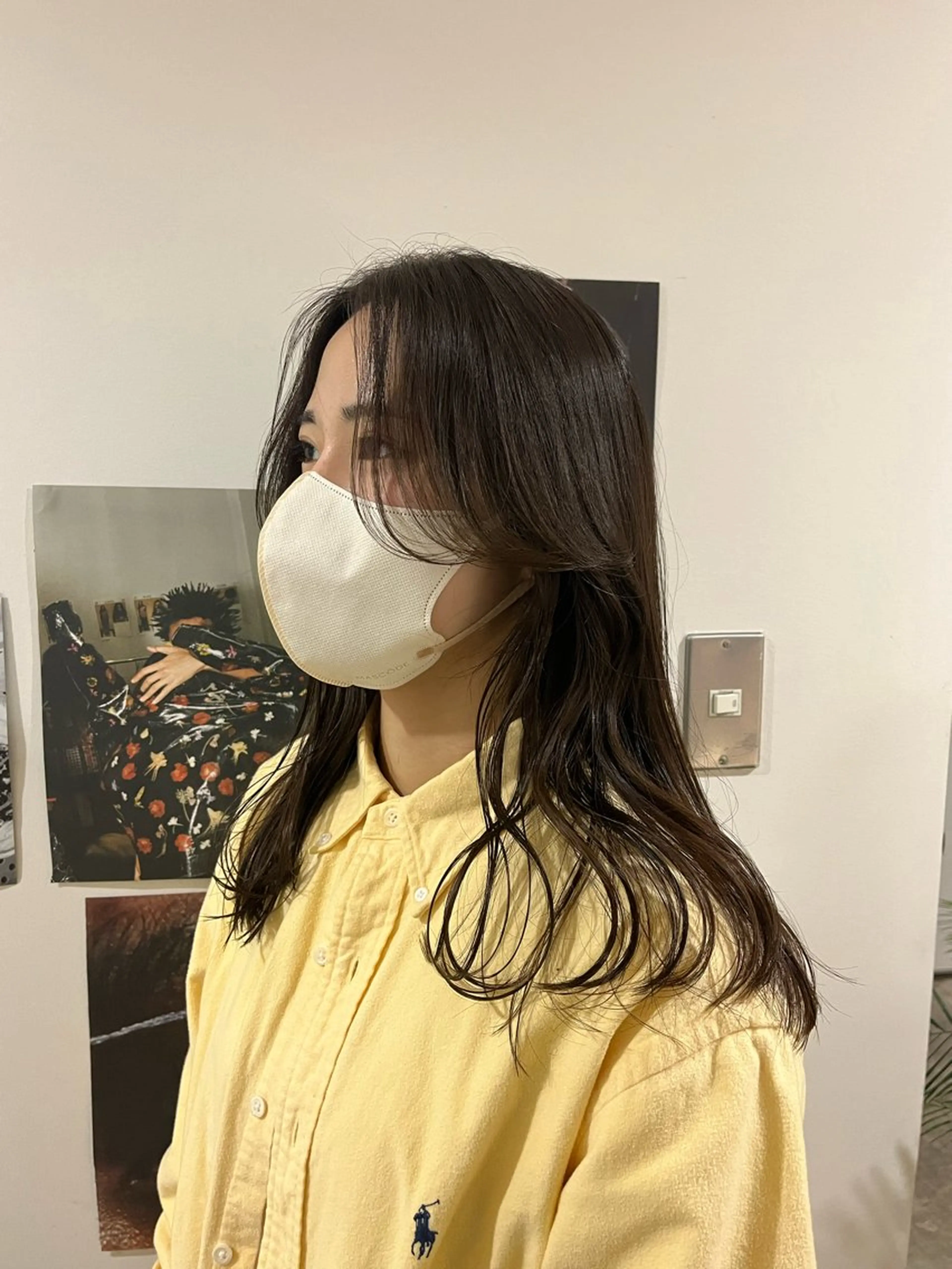 セミロング 🟡ひろの/ツヤ カラー/髪質改善🟡のヘアスタイル