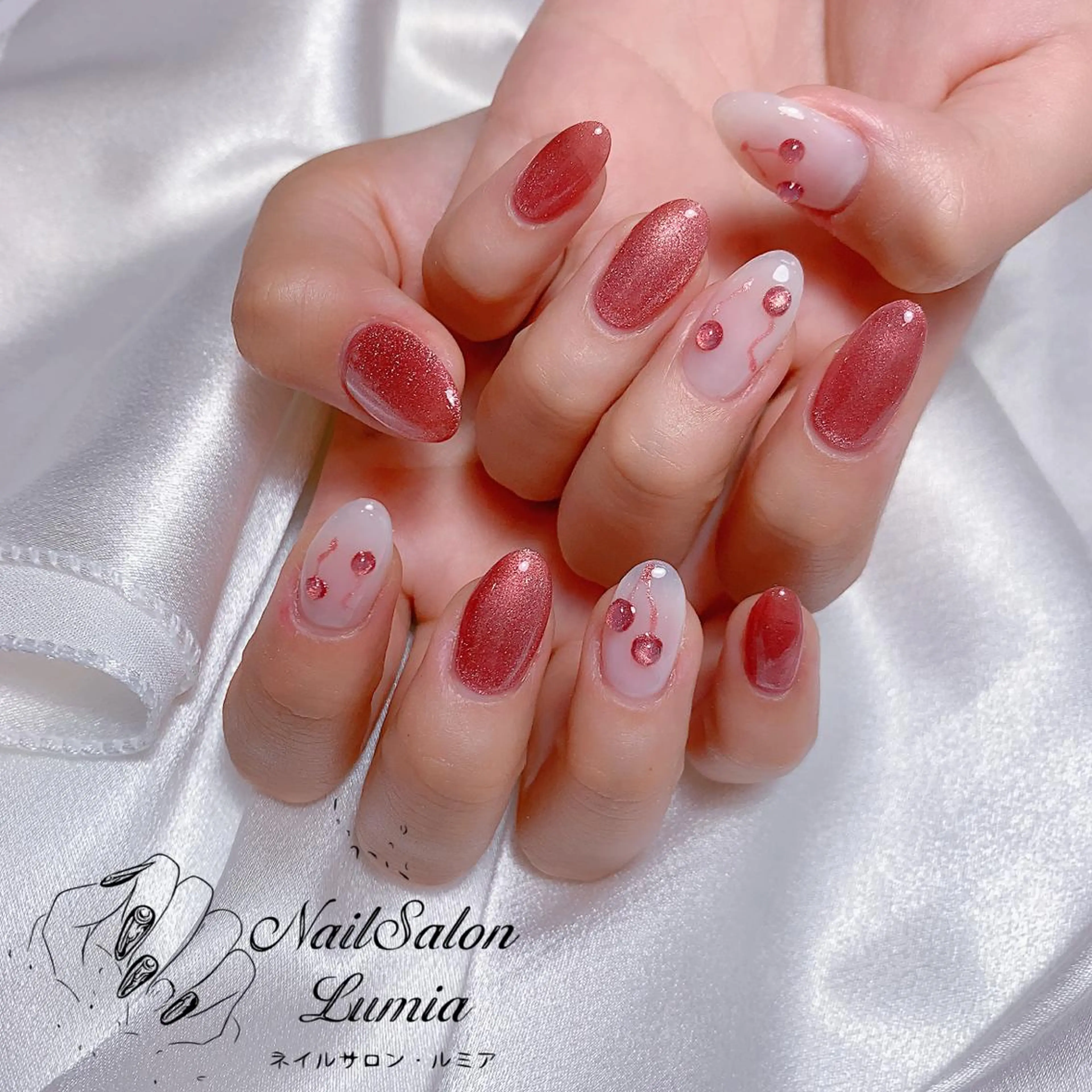 ネイル ハンドネイル ネイルサロン ルミア Lumia 店長のネイルデザイン