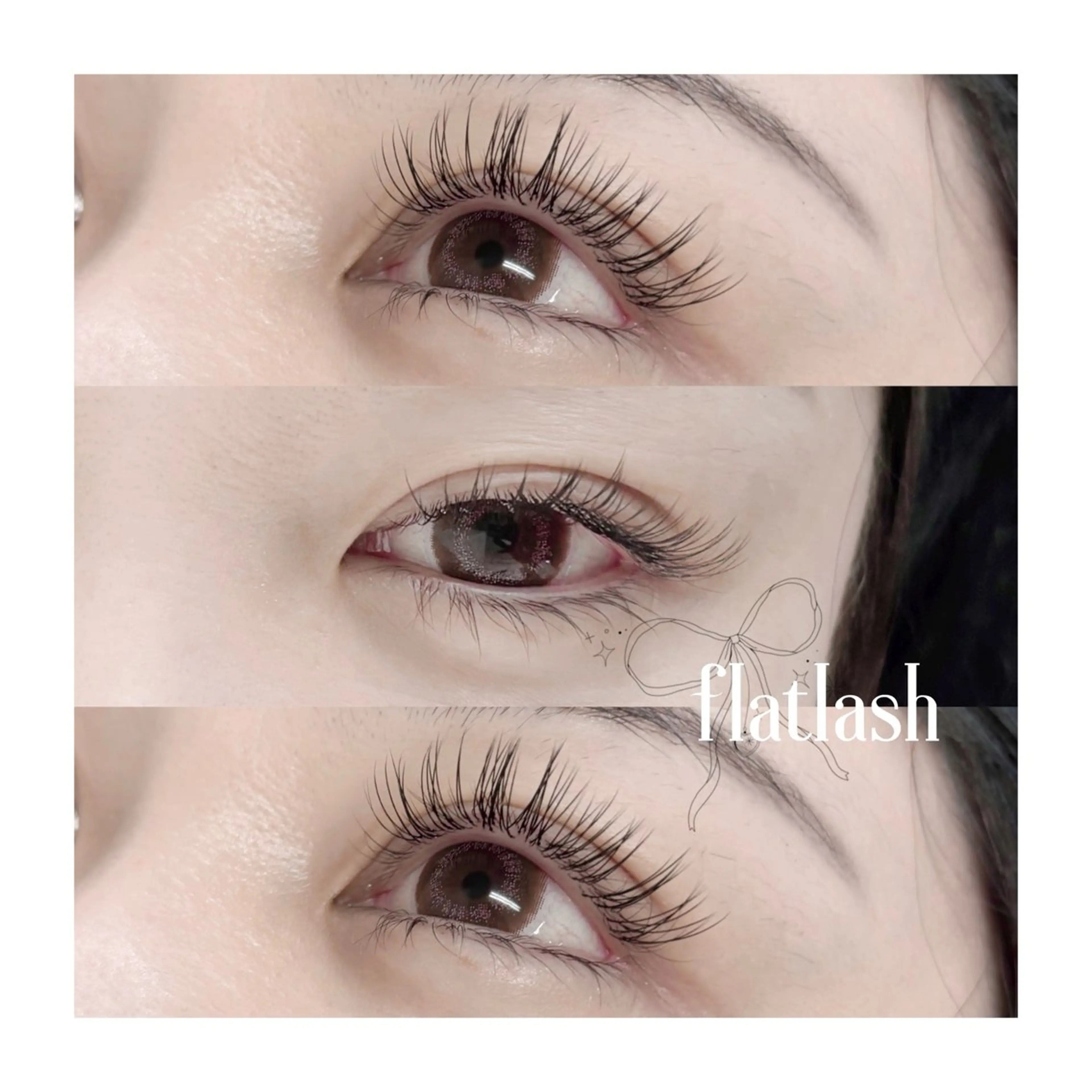 マツエク・マツパ Cカール フラットラッシュ マツエク 【EYELA】 Cocona𝜗𝜚のマツエク・マツパデザイン