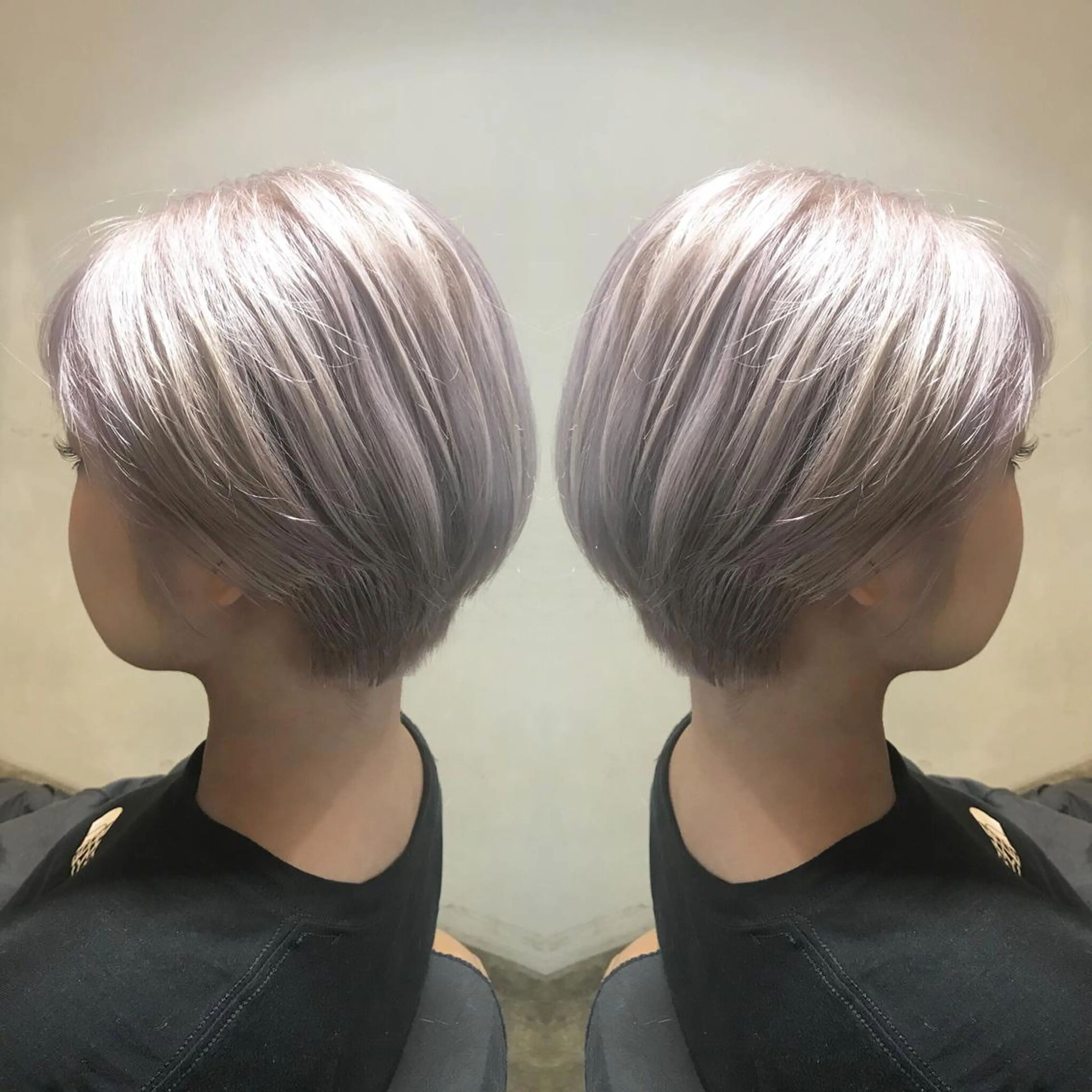 ショート カラー パーマ ヘアアレンジ メンズ キッズ ネイル マツエク・マツパ サロンドミルク 原宿のヘアスタイル