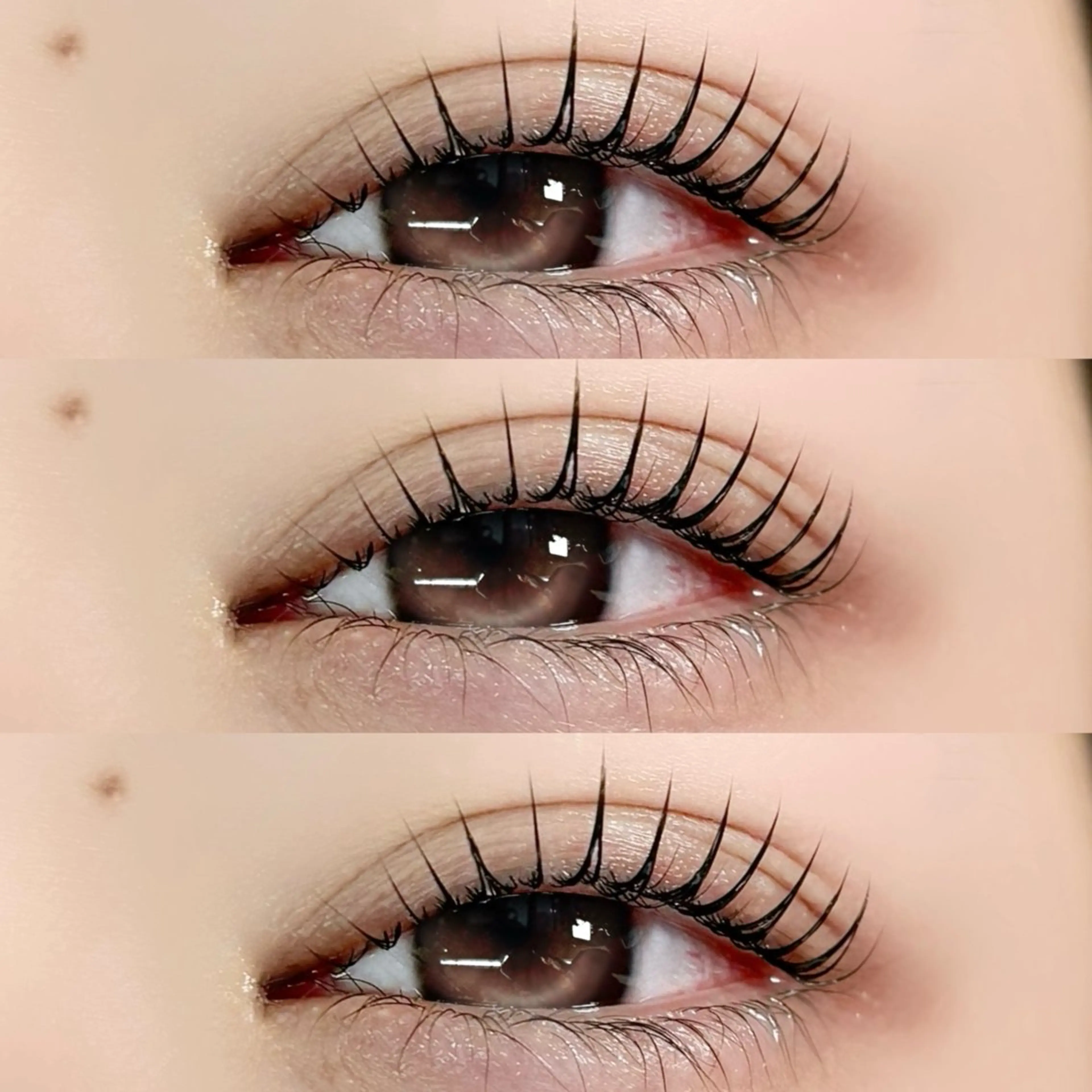 マツエク・マツパ 束感まつ毛 韓国風マツエク パリジェンヌラッシュリフト まつげパーマ 一重×まつ毛パーマ 🎀パーソナル眉⌇ 束感まつ毛MIOのマツエク・マツパデザイン