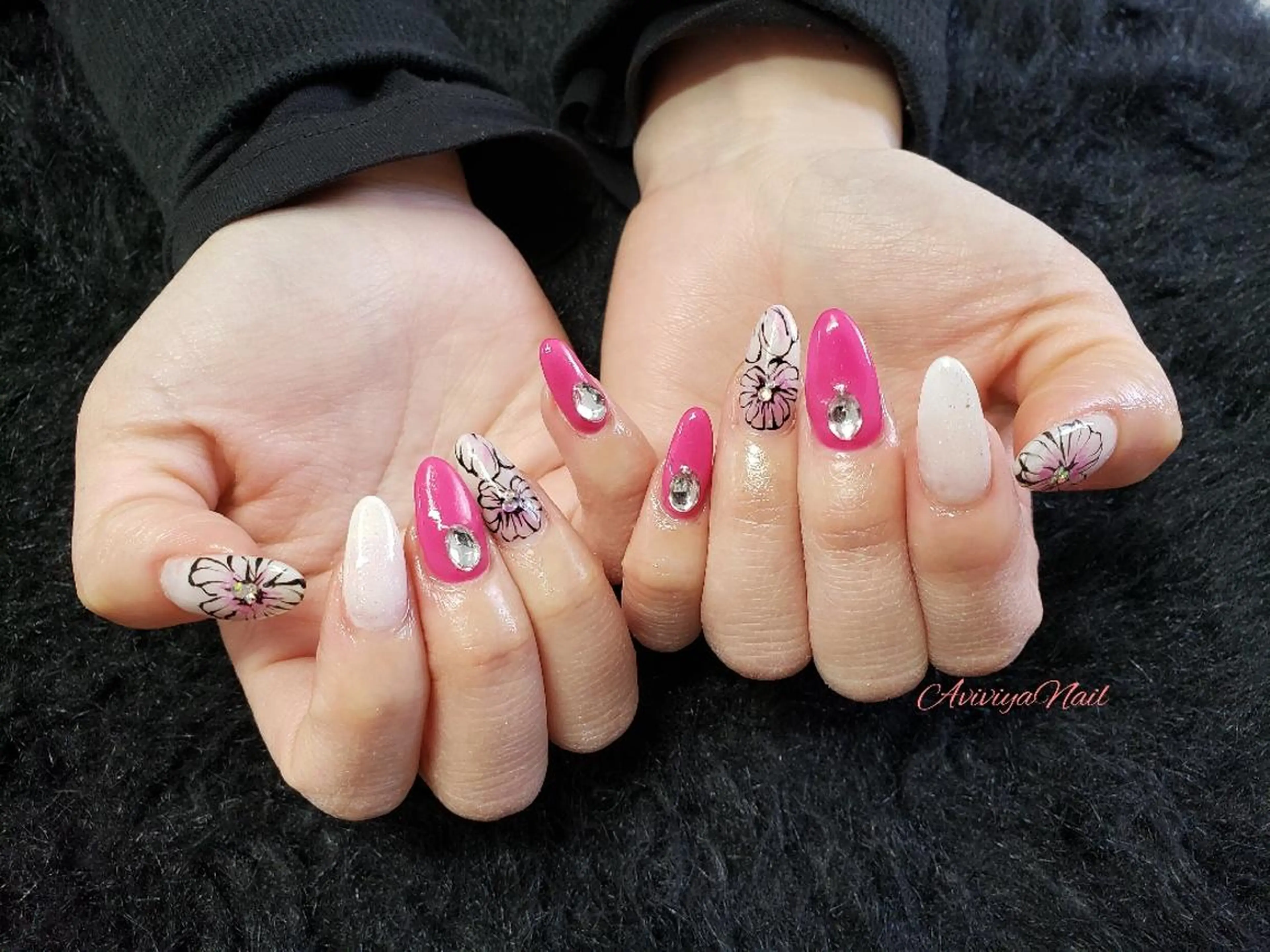 ネイル フラワーネイル AviviyaNail所属・kubo ayaのネイルデザイン