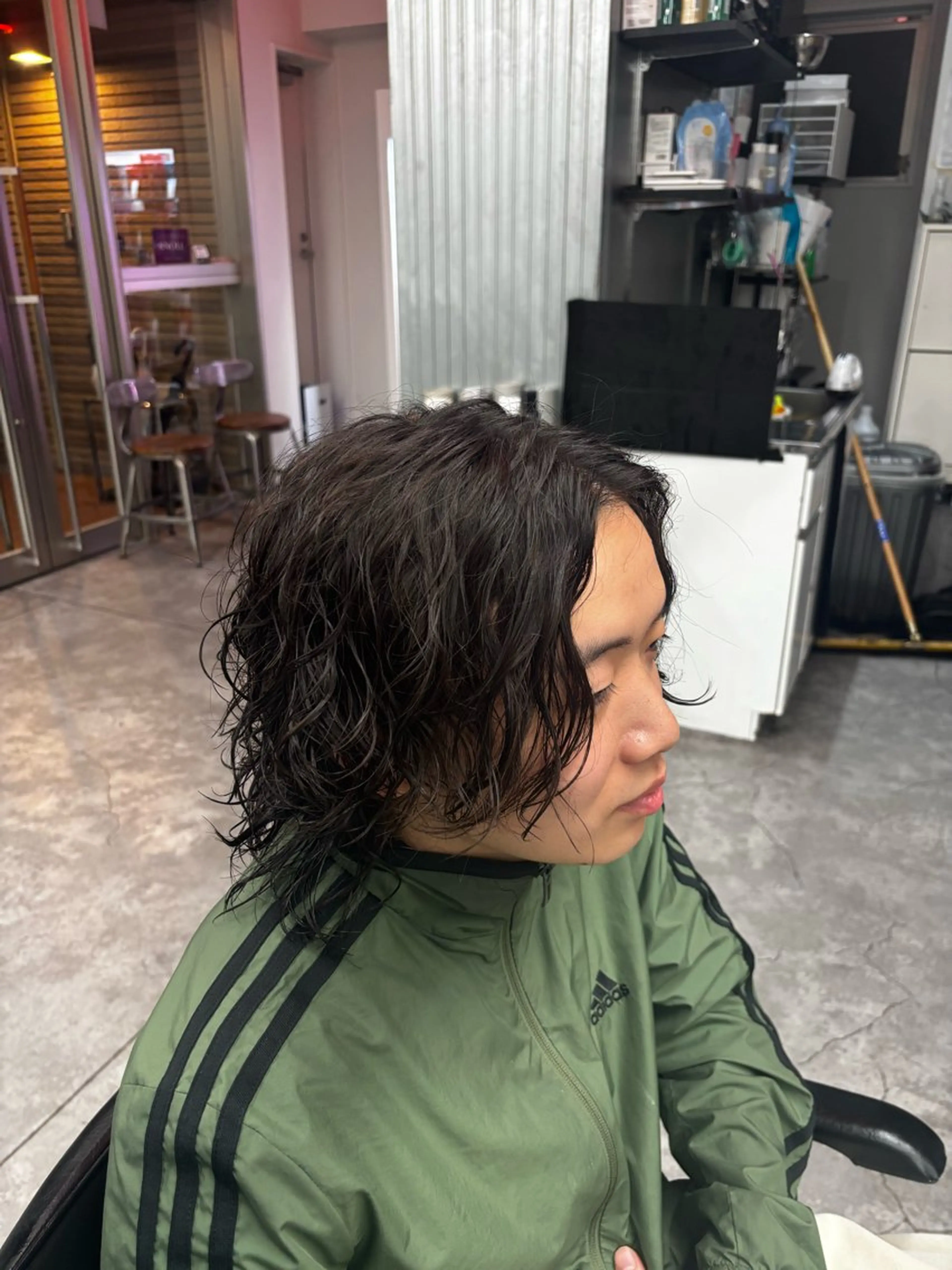 パーマ メンズ メンズ特化✨️ 韓国風パーマ🔥一八のヘアスタイル